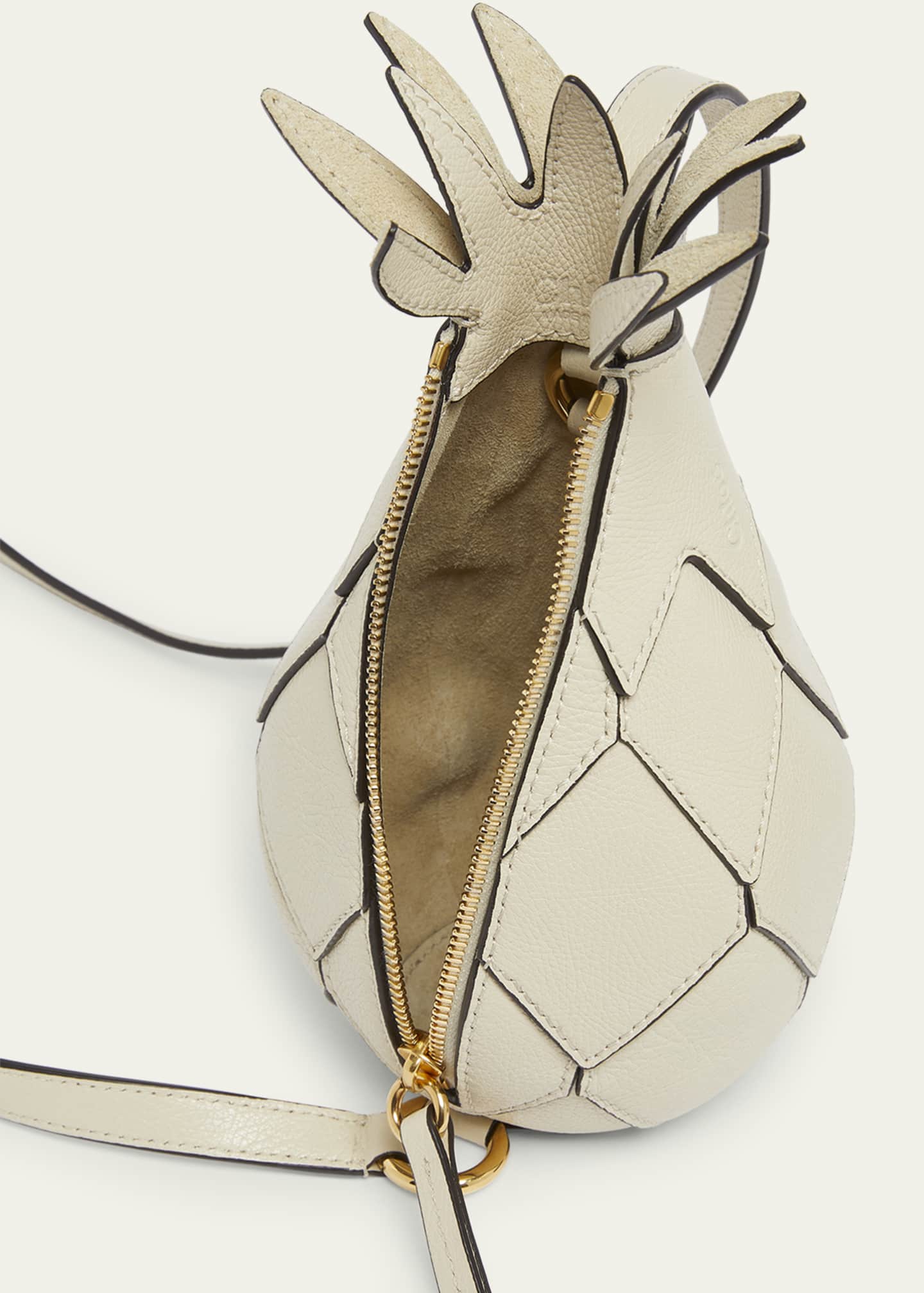 Chloe Bananas Pineapple Crossbody Bag in Calfskin Leather Image 4 of 5