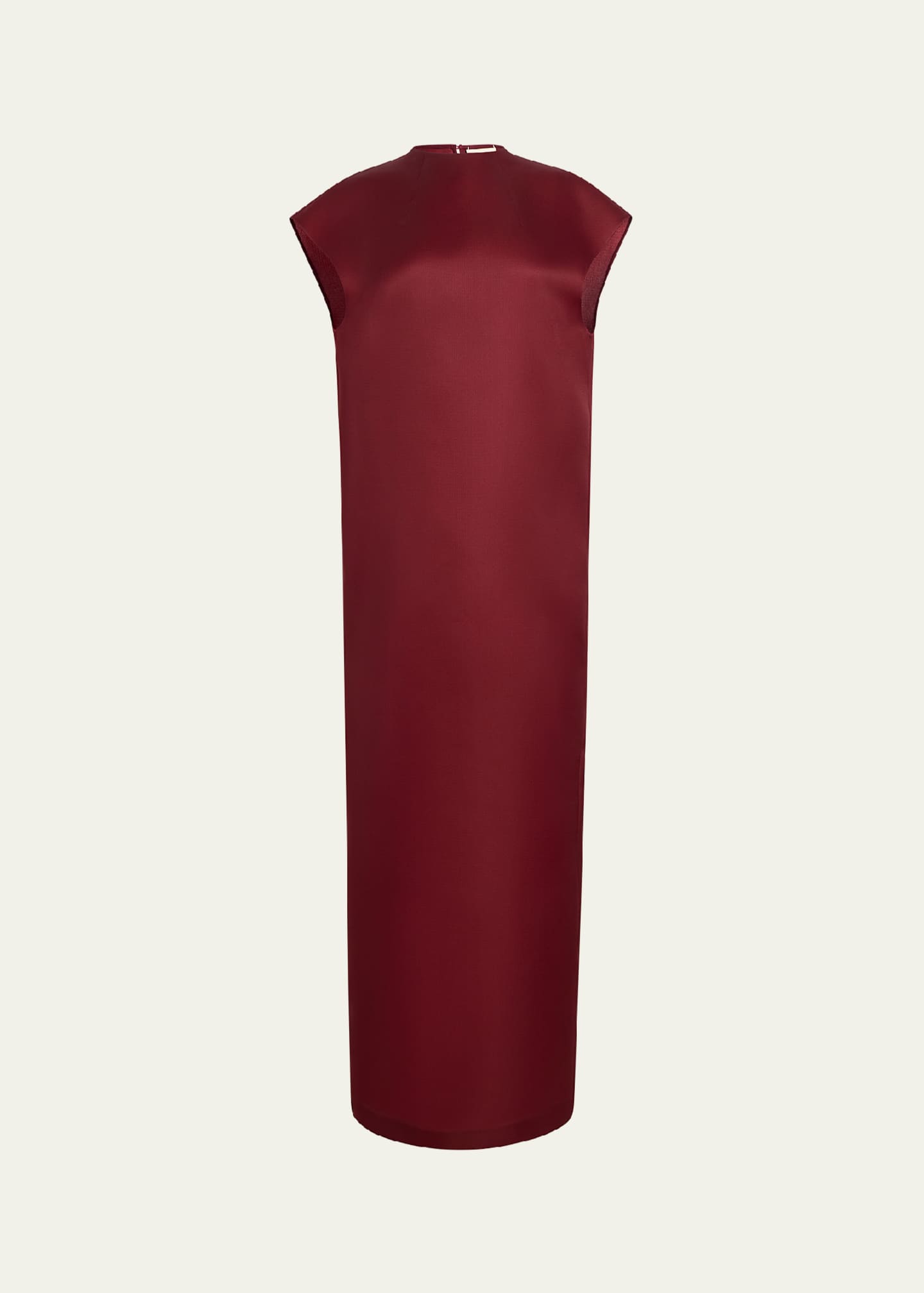 Khaite Lohan Long Column Silk Dress Image 1 of 5