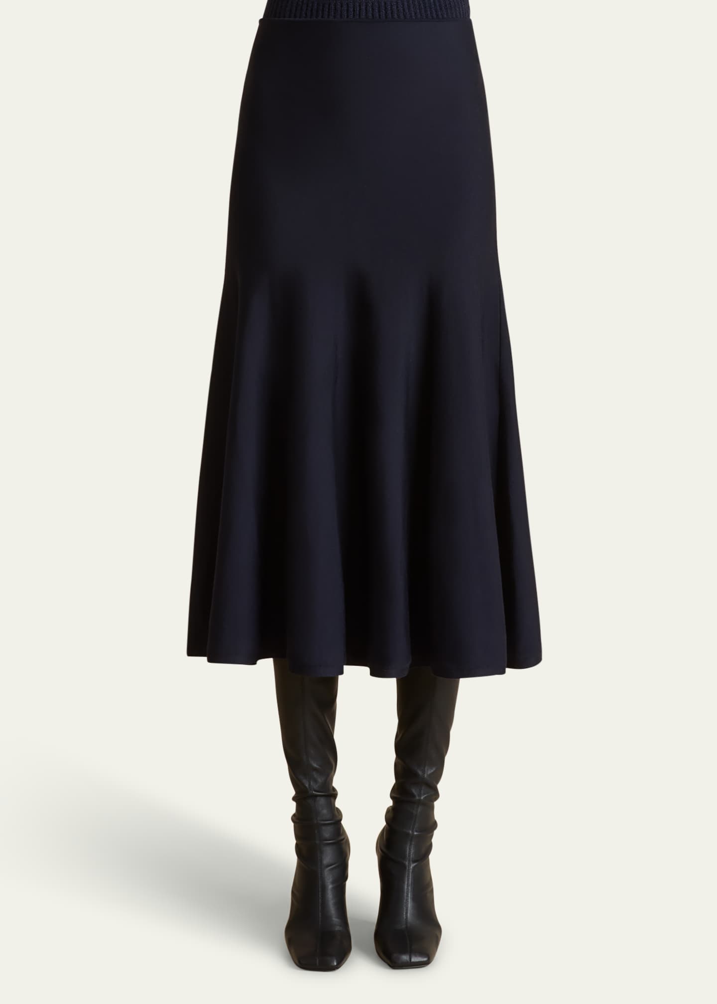 Khaite Women's Mayu Skirt Brown