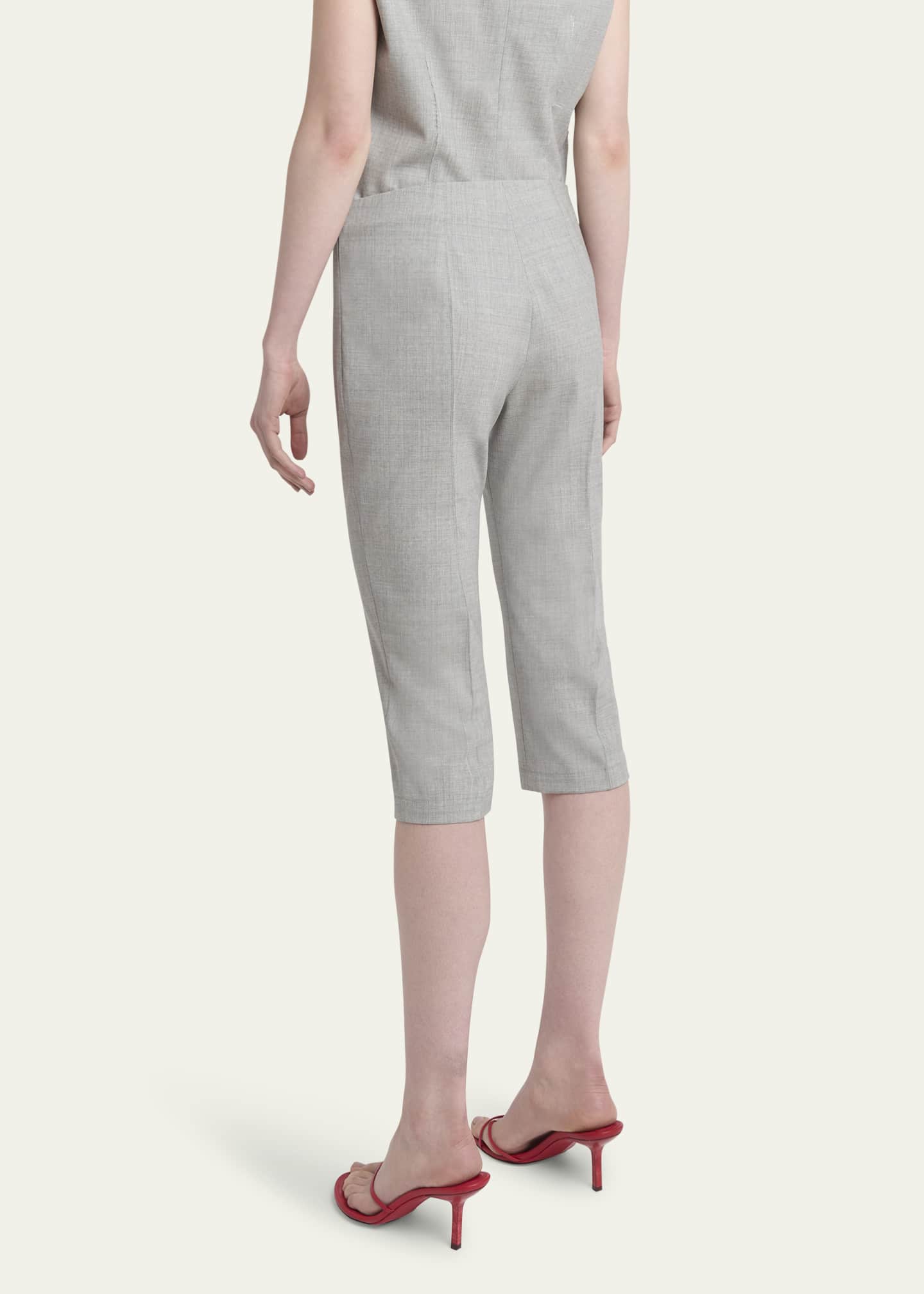ARMARIUM Paride Knee Length Wool Pants Image 3 of 5