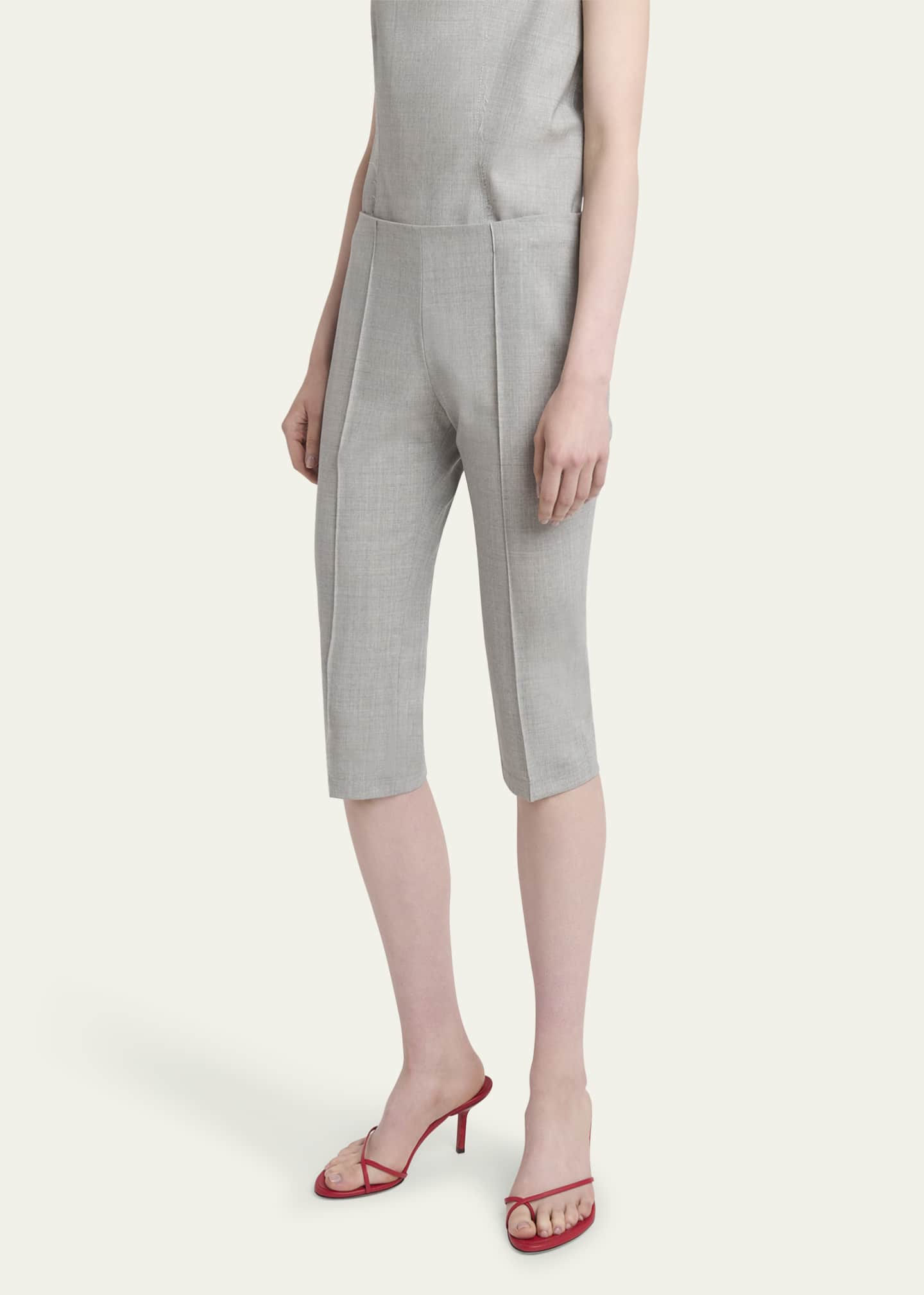 ARMARIUM Paride Knee Length Wool Pants Image 4 of 5