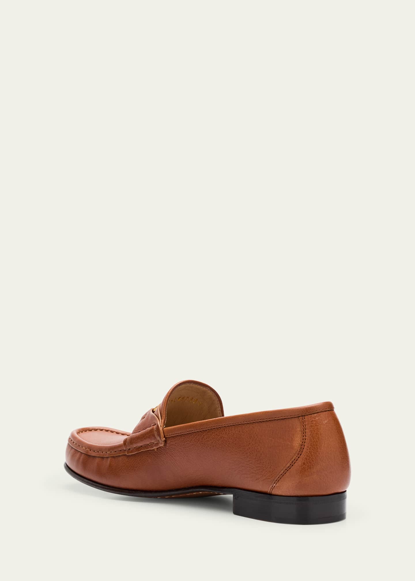 Valentino Garavani VLogo Medallion Leather Loafers Image 4 of 6