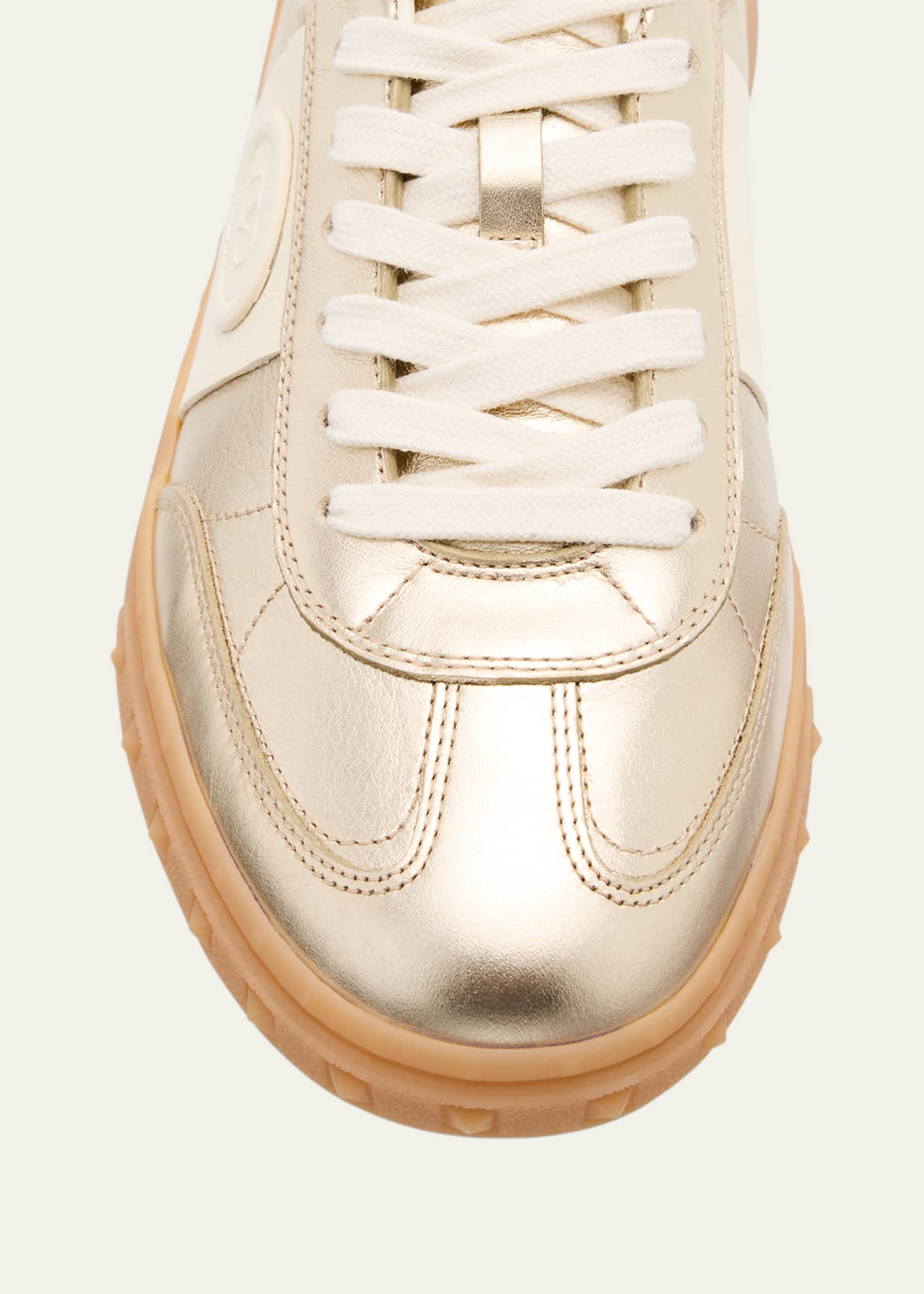 Valentino Garavani Upvillage Metallic Low-Top Sneakers Image 6 of 6