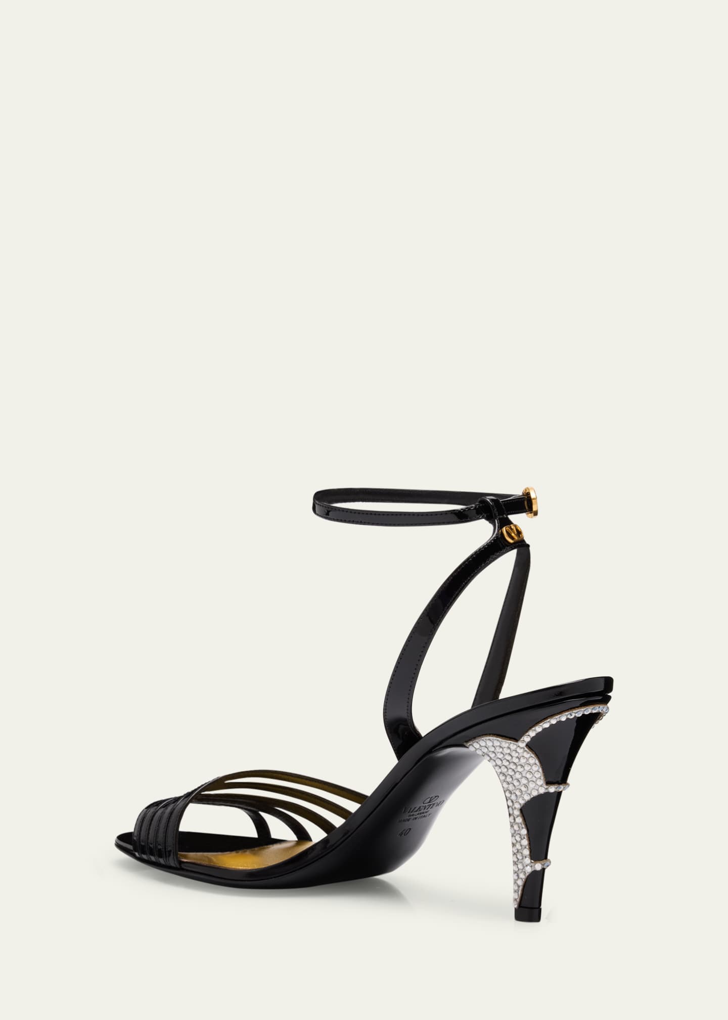 Valentino Garavani Ladycrush Leather Ankle-Strap Sandals Image 4 of 6