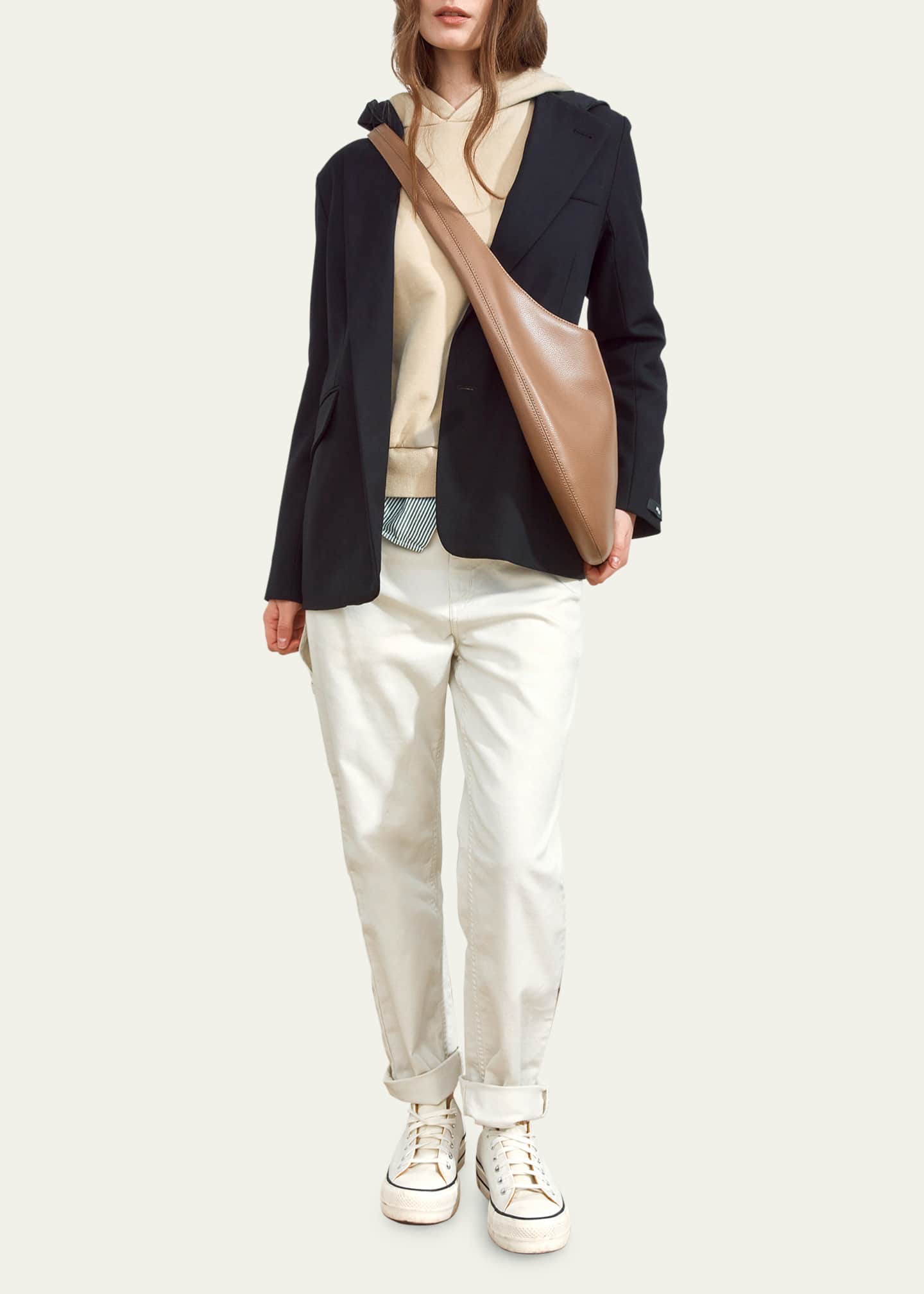 WE-AR4 The H Leather Hobo Bag Image 5 of 5
