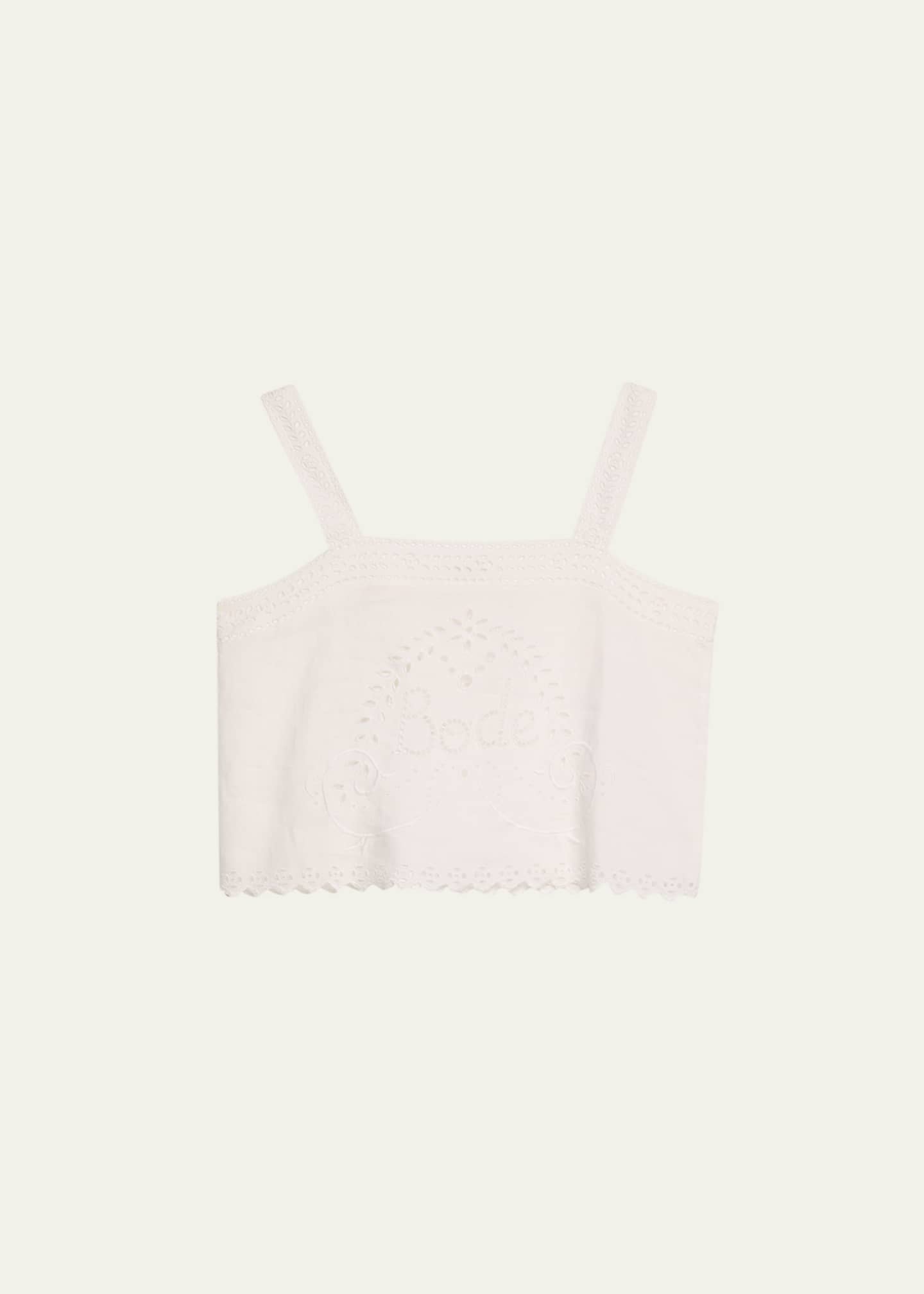 Bode Belvoir Broderie Anglaise Lace Tank Top Image 1 of 5