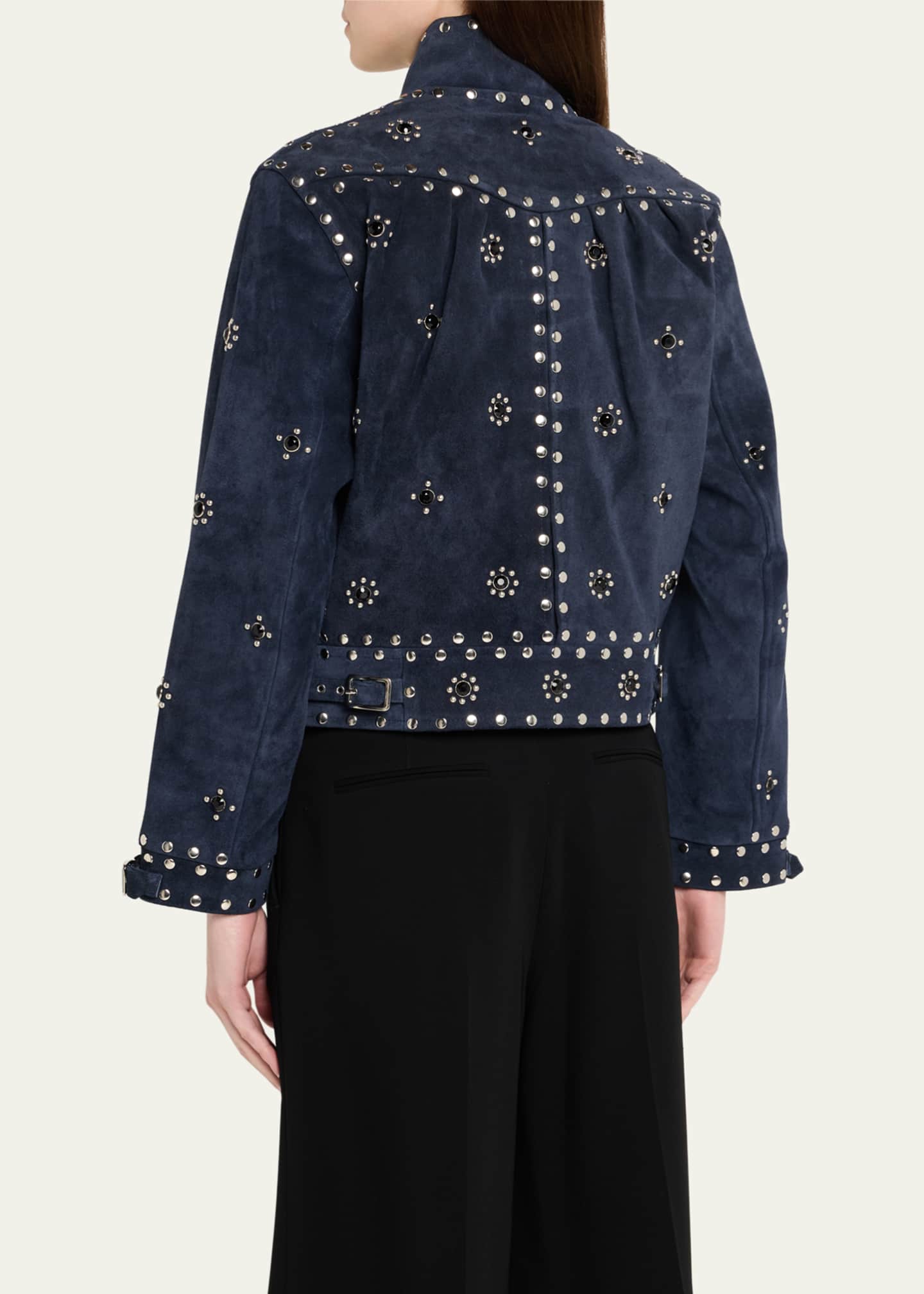 Bode Howard Studded Suede Jacket Image 3 of 5