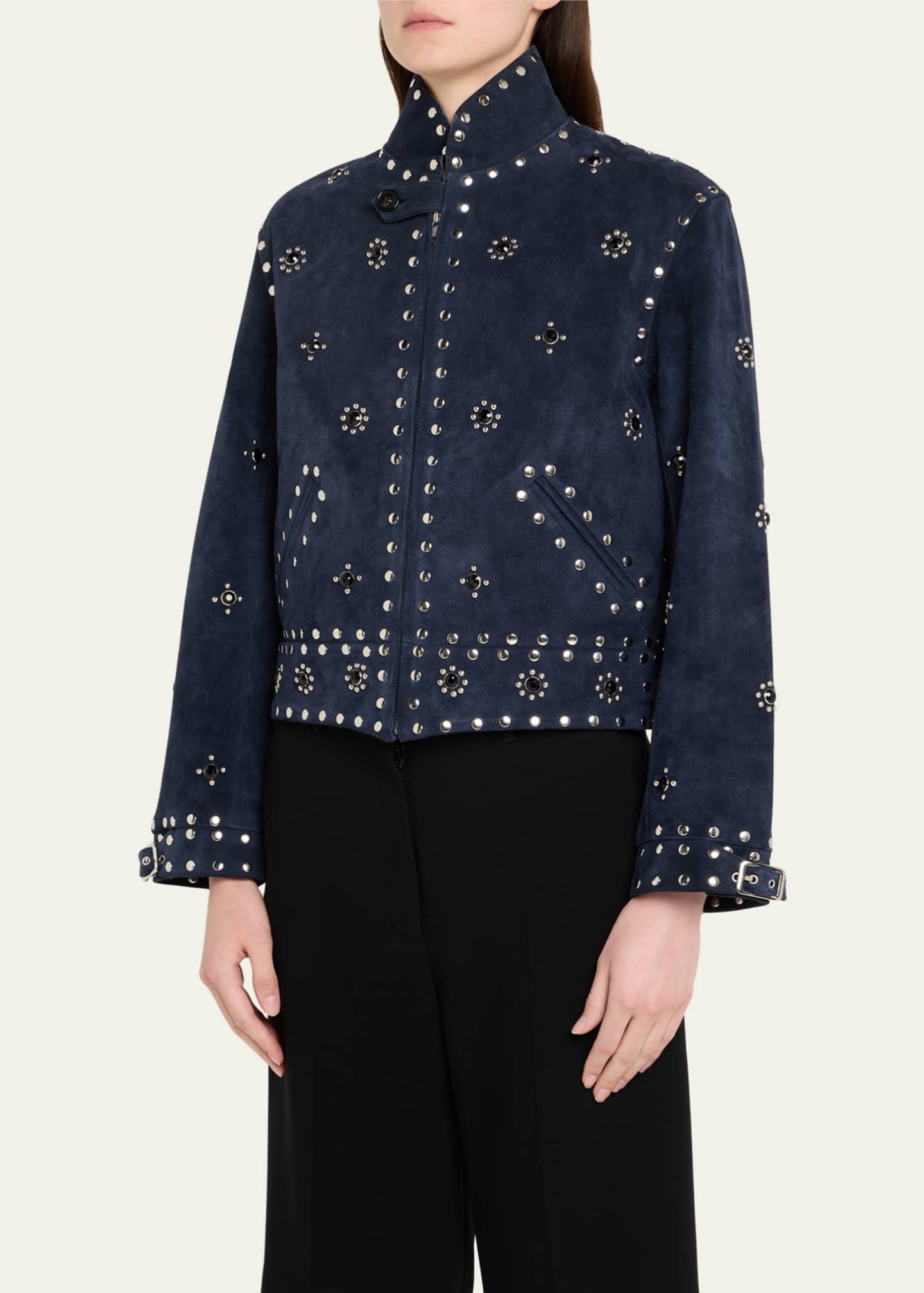 Bode Howard Studded Suede Jacket Image 4 of 5