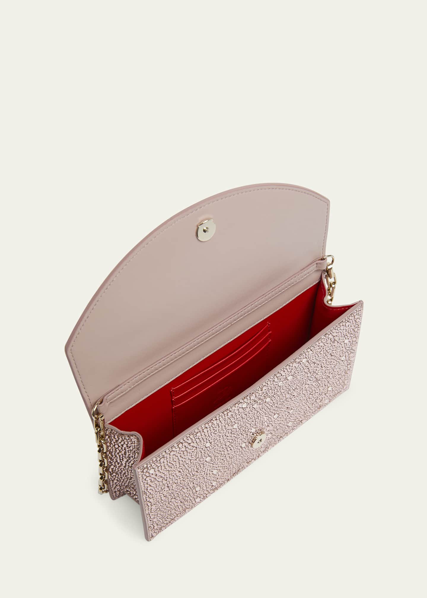 Christian Louboutin Loubi54 Strass Flap Clutch Bag Image 3 of 4