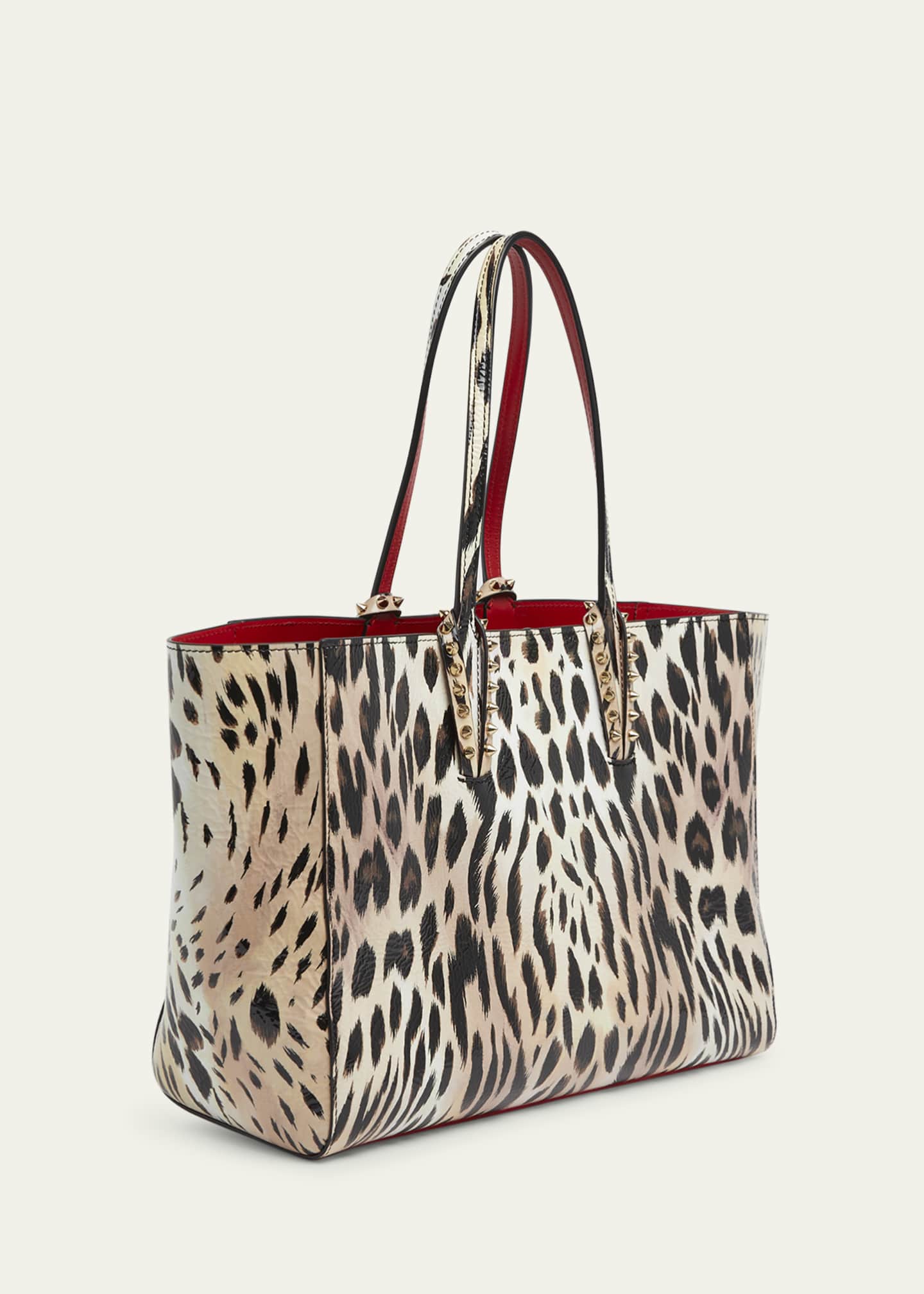 Christian Louboutin Cabata Gigi Small Cheetah Naplak Tote Bag Image 2 of 3