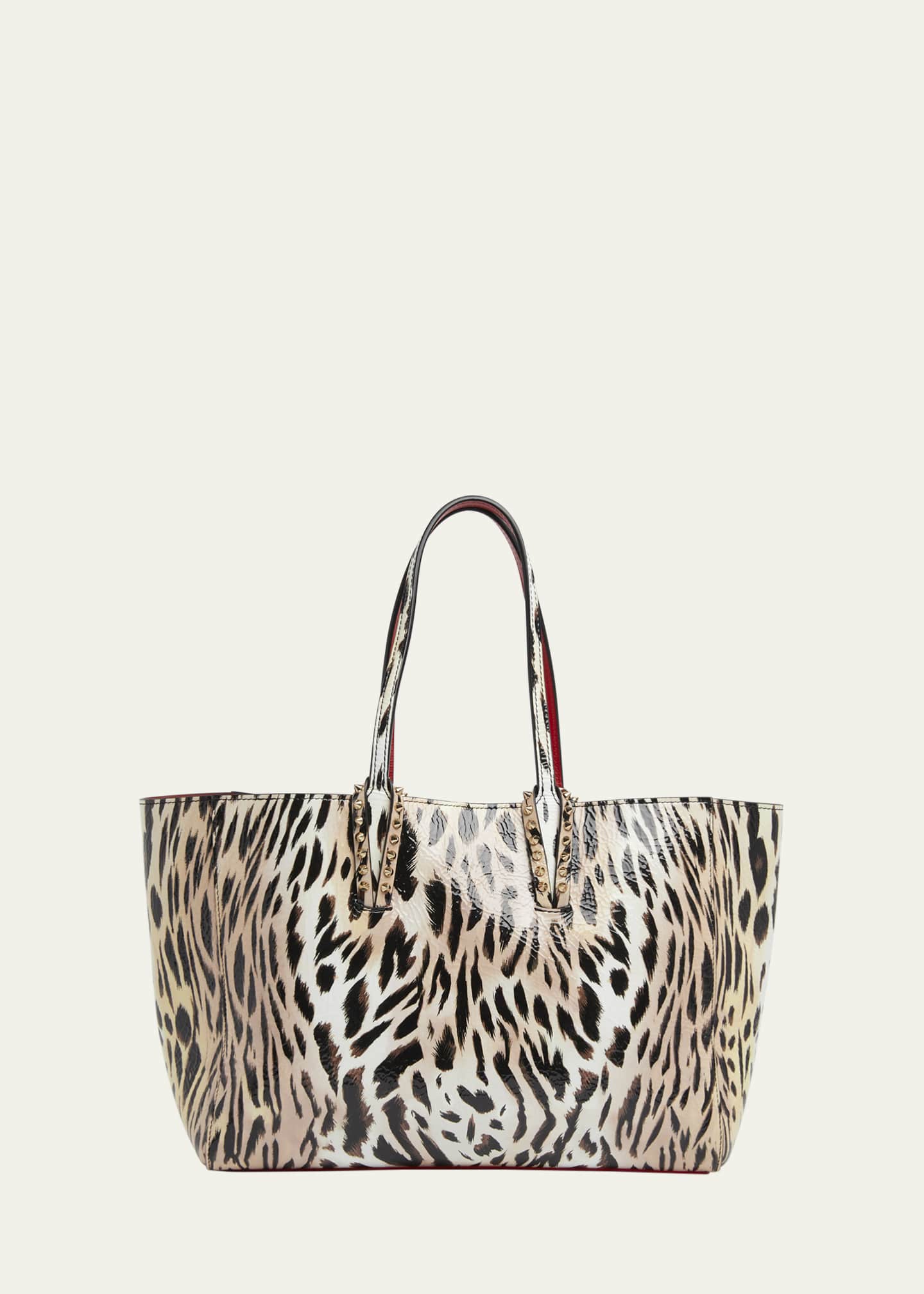 Christian Louboutin Cabata Gigi Small Cheetah Naplak Tote Bag Image 1 of 3