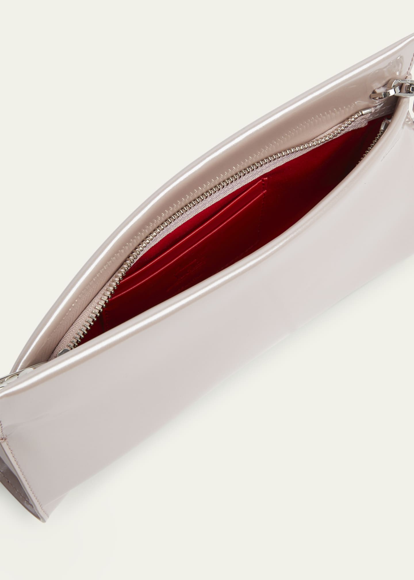 Christian Louboutin Loubitwist Small Patent Leather Clutch Bag Image 3 of 3