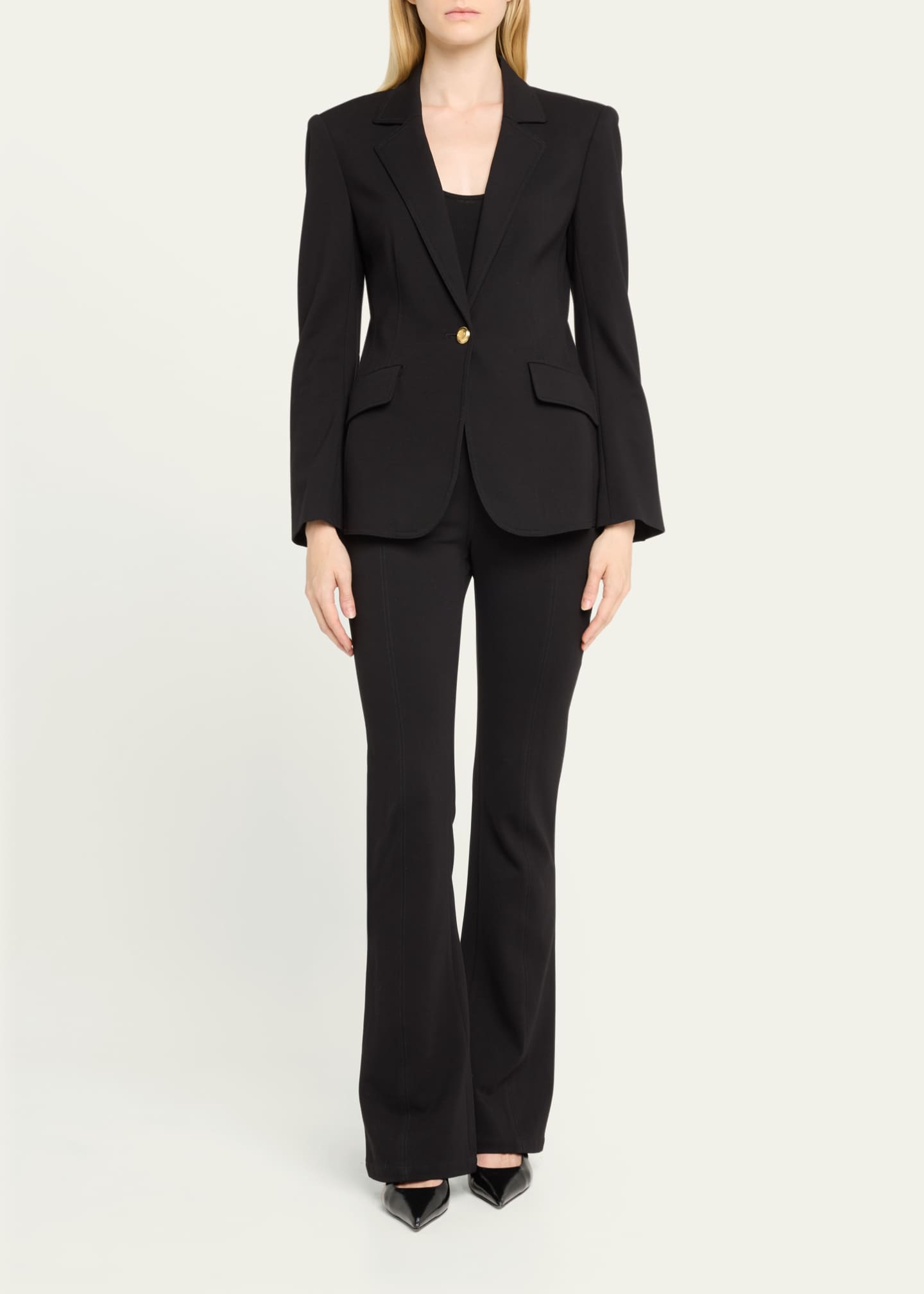 Cinq a Sept Danicka Tailored Ponte Blazer Image 2 of 5
