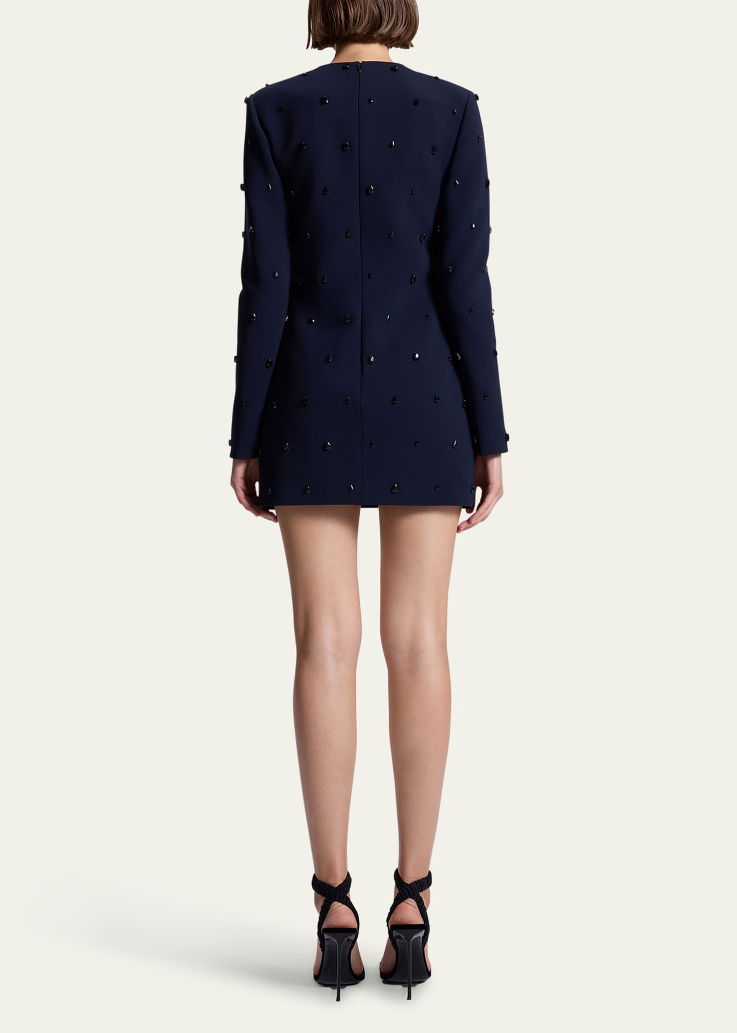 A.L.C. Kenna Embellished Long-Sleeve Mini Dress Image 3 of 4