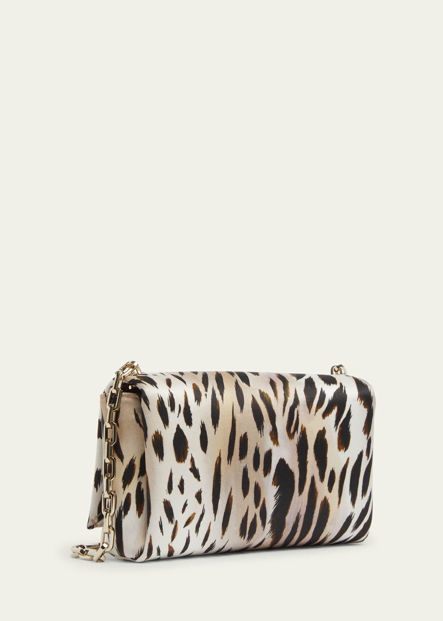Christian Louboutin Loubi54 Cheetah Suede Crossbody Bag Image 2 of 3