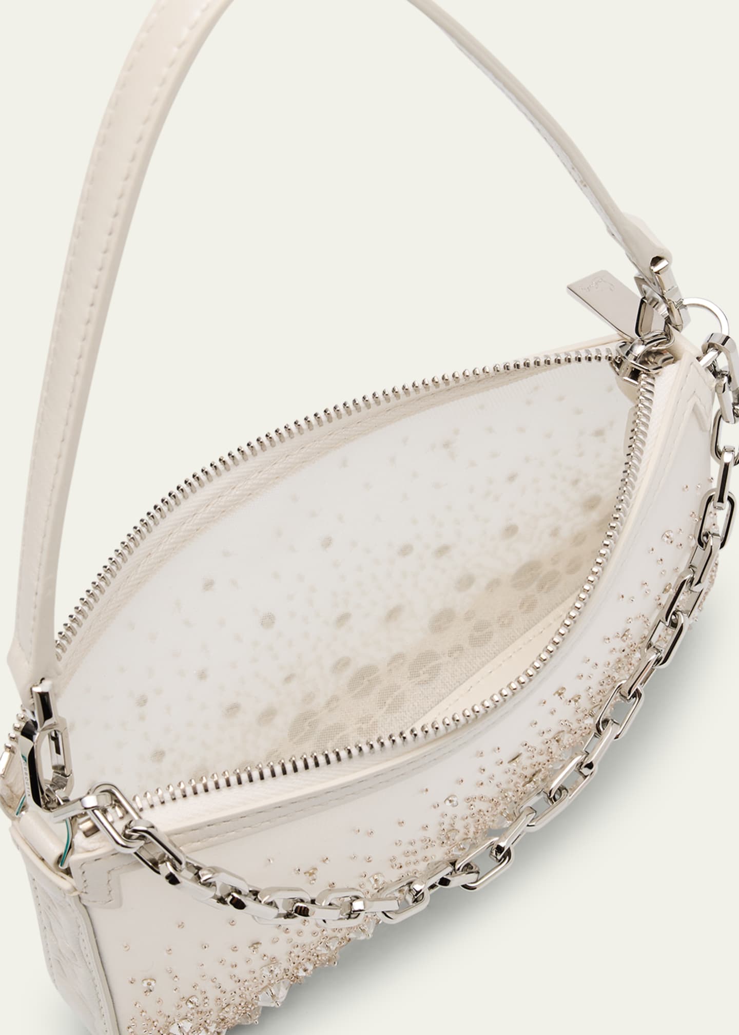 Christian Louboutin Loubila Mini Mesh Embellished Shoulder Bag Image 4 of 6