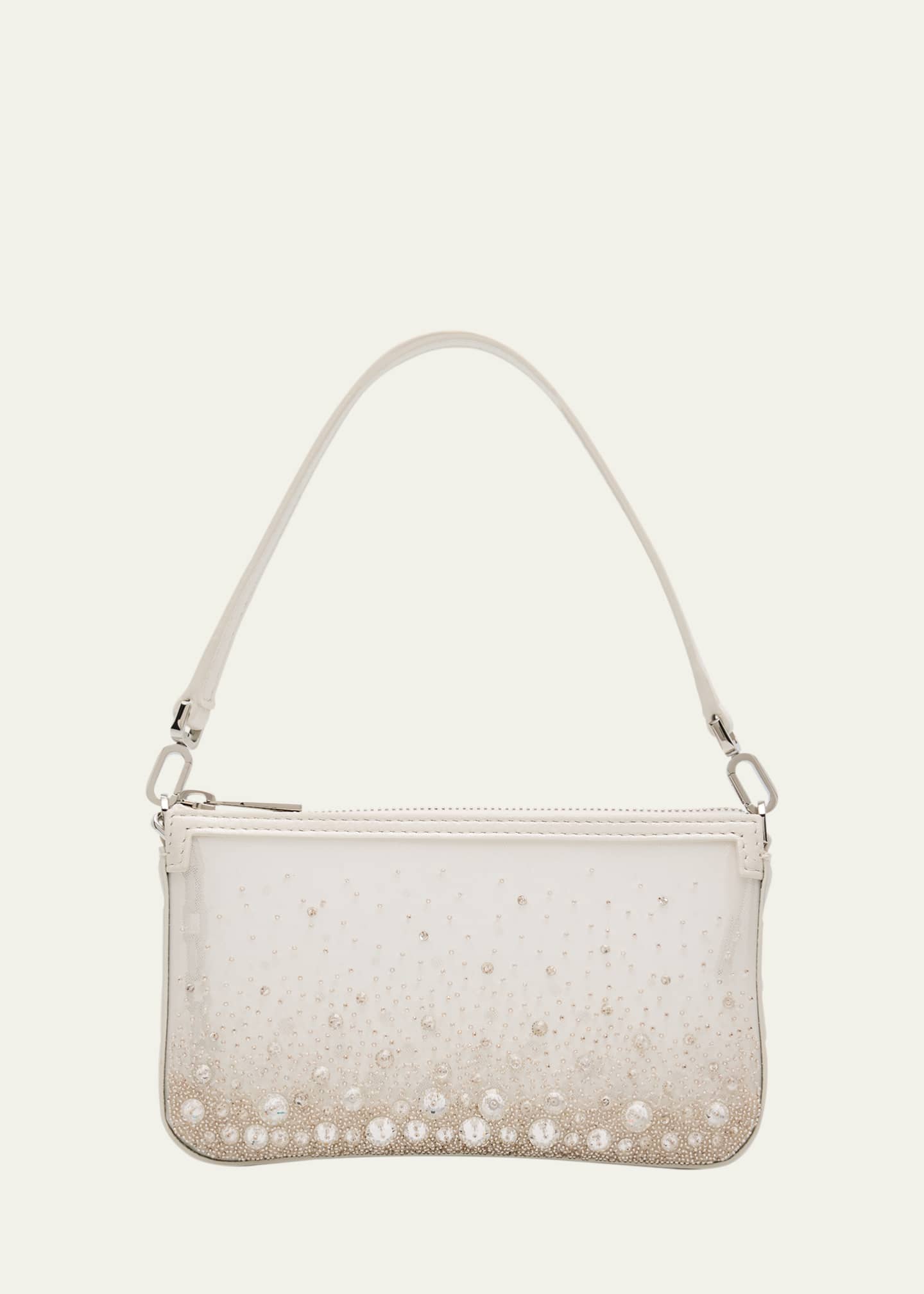 Christian Louboutin Loubila Mini Mesh Embellished Shoulder Bag Image 1 of 6