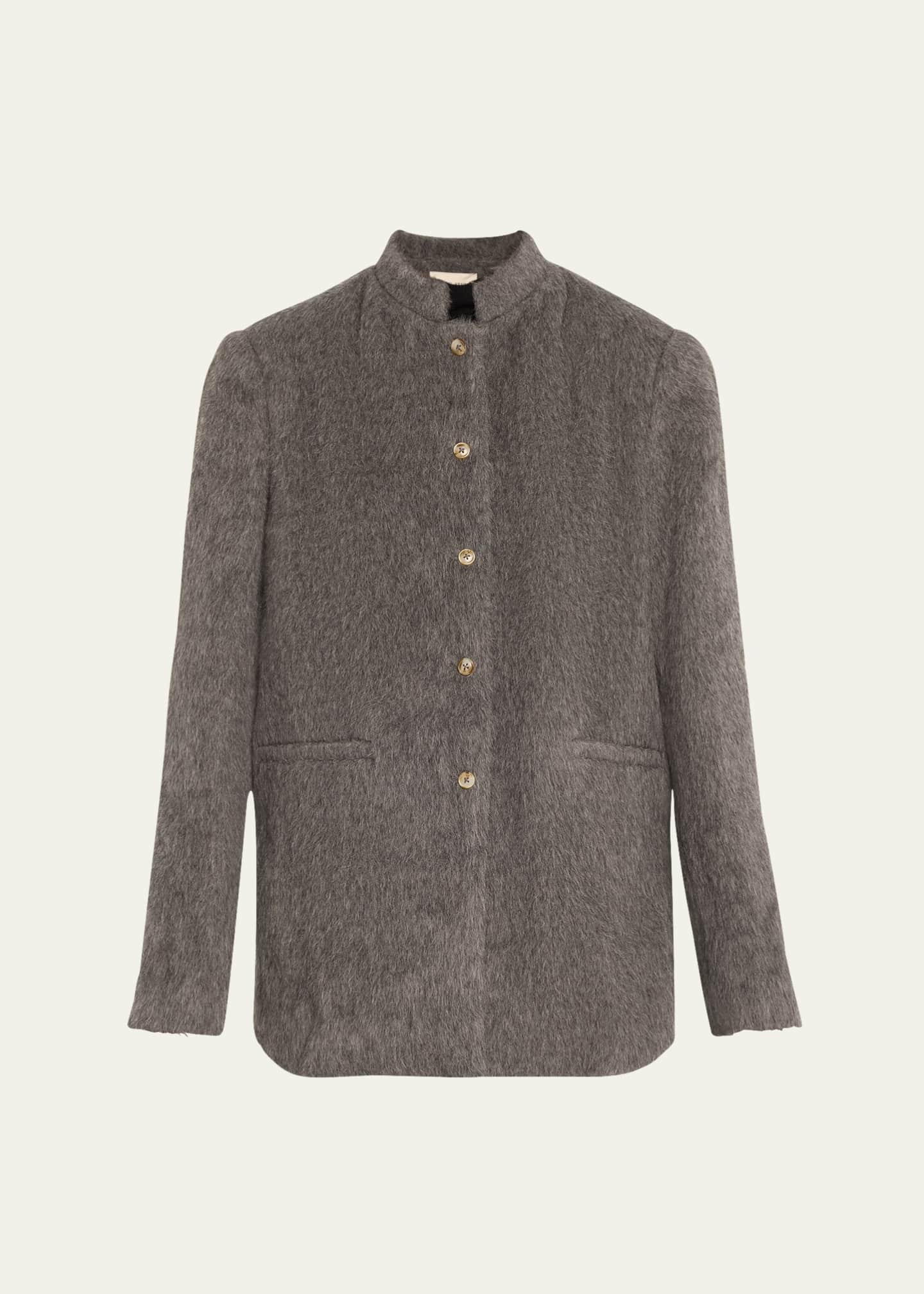 Loulou Studio Fidan Alpaca Wool Jacket - Bergdorf Goodman