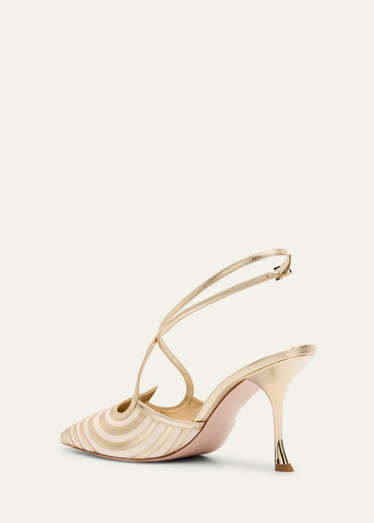 Roger Vivier I Love Vivier Bicolor Slingback Pumps Image 4 of 7