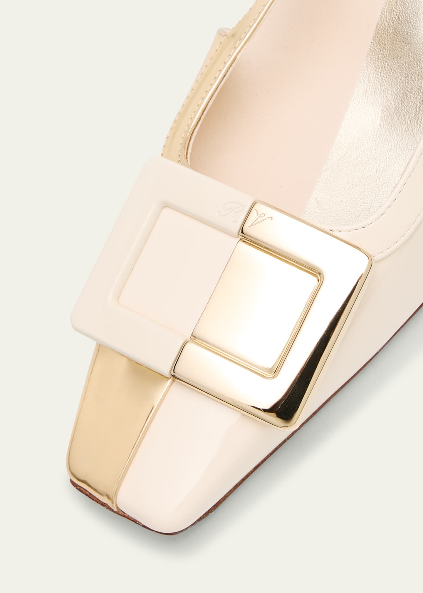 Roger Vivier Belle Vivier Colorblock Slingback Pumps Image 5 of 6