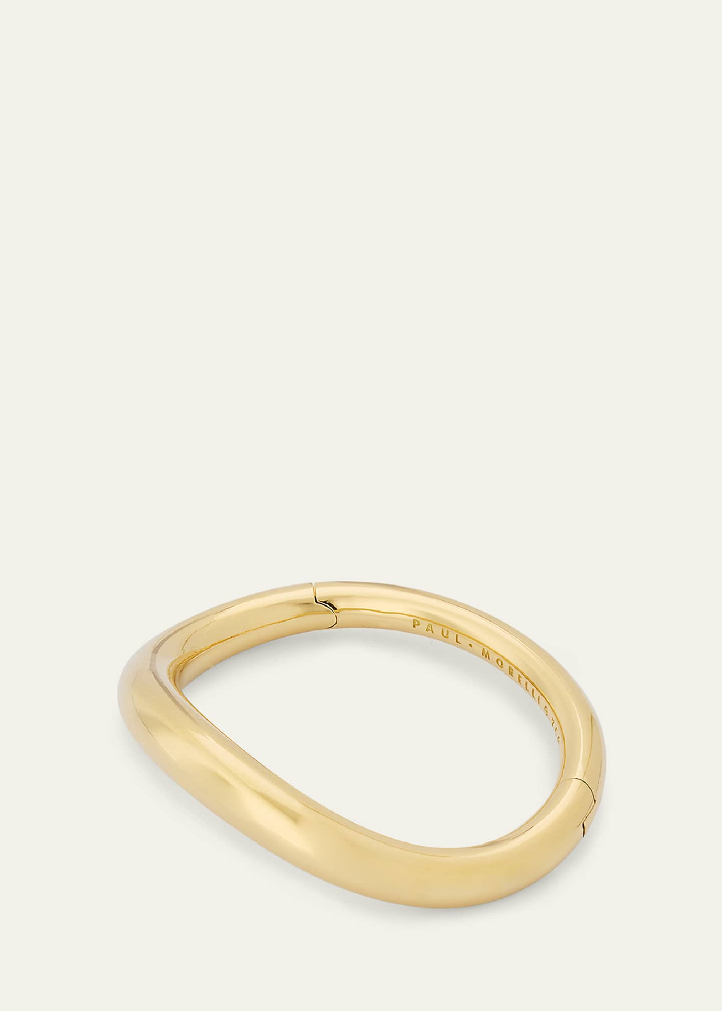 Paul Morelli 18K Yellow Ultimate Gold Wavy Bangle Bracelet Image 3 of 4