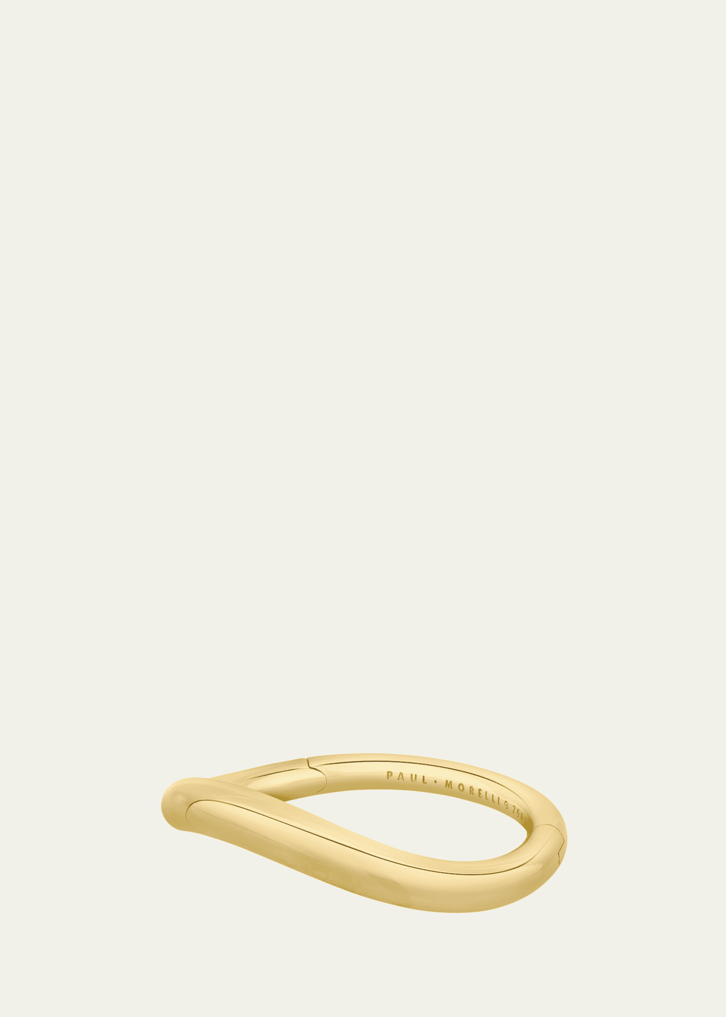 Paul Morelli 18K Yellow Ultimate Gold Wavy Bangle Bracelet Image 1 of 4