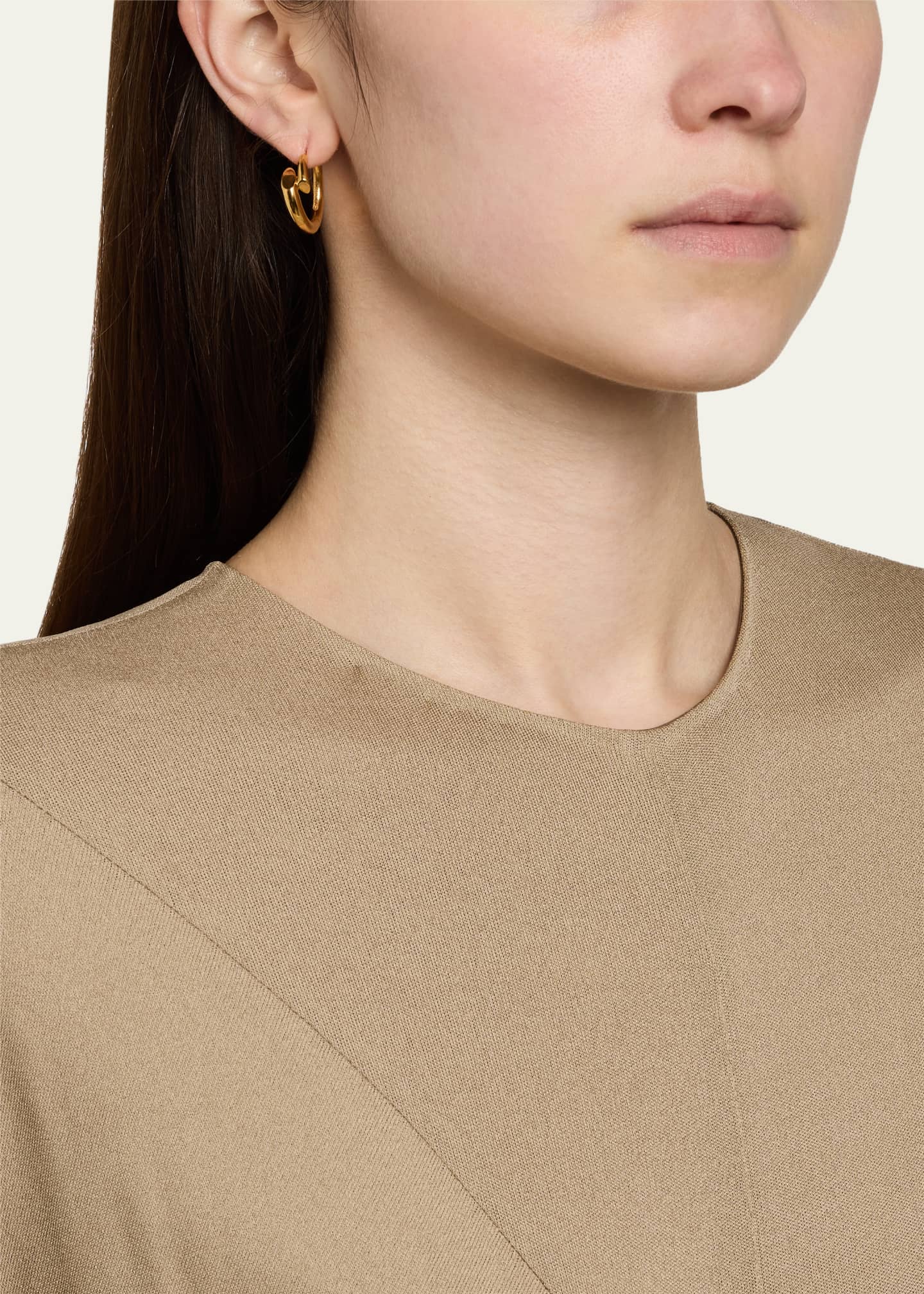 Charlotte Chesnais Creoles Biseau Hoop Earrings Image 2 of 4