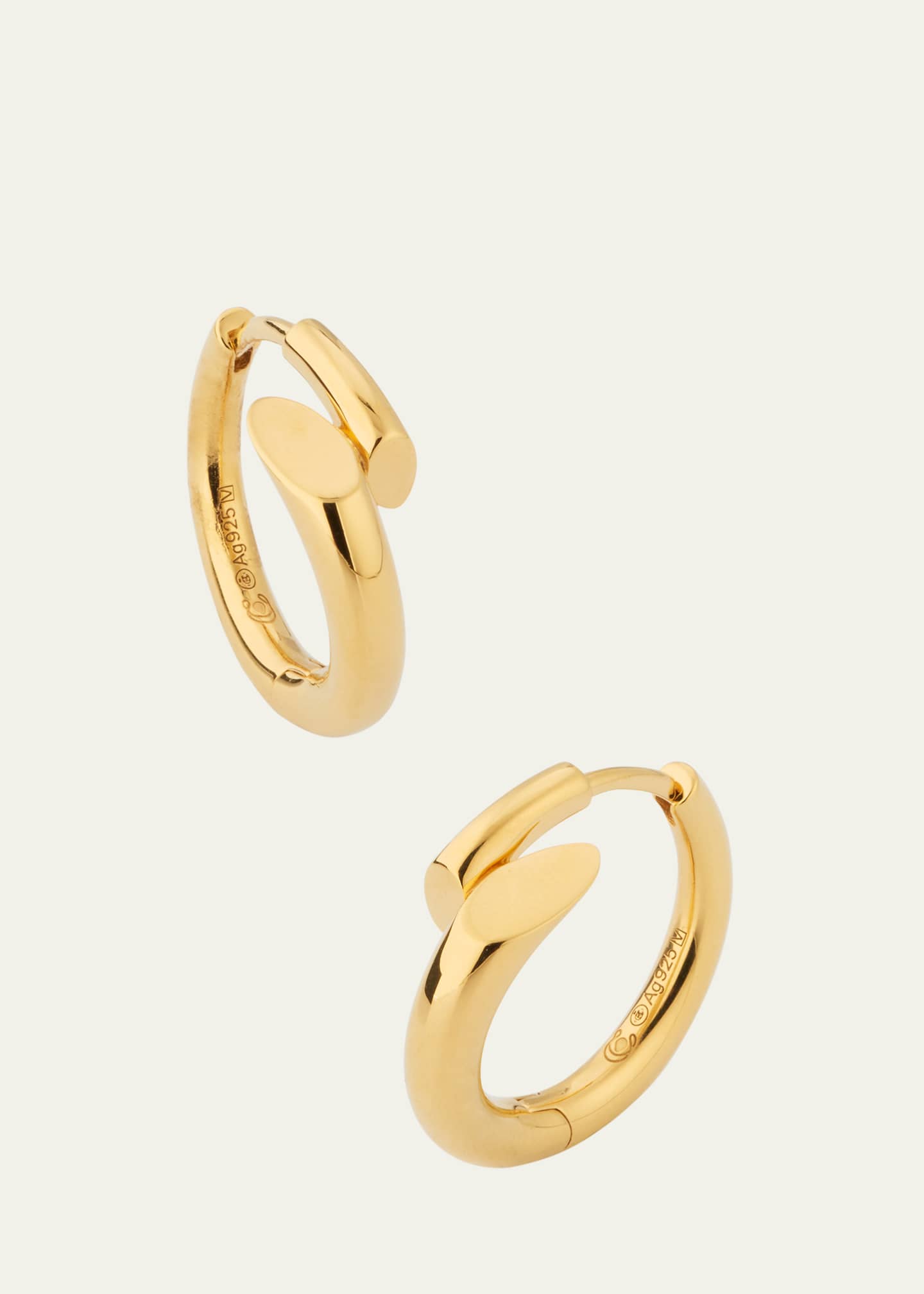 Charlotte Chesnais Creoles Biseau Hoop Earrings Image 1 of 4