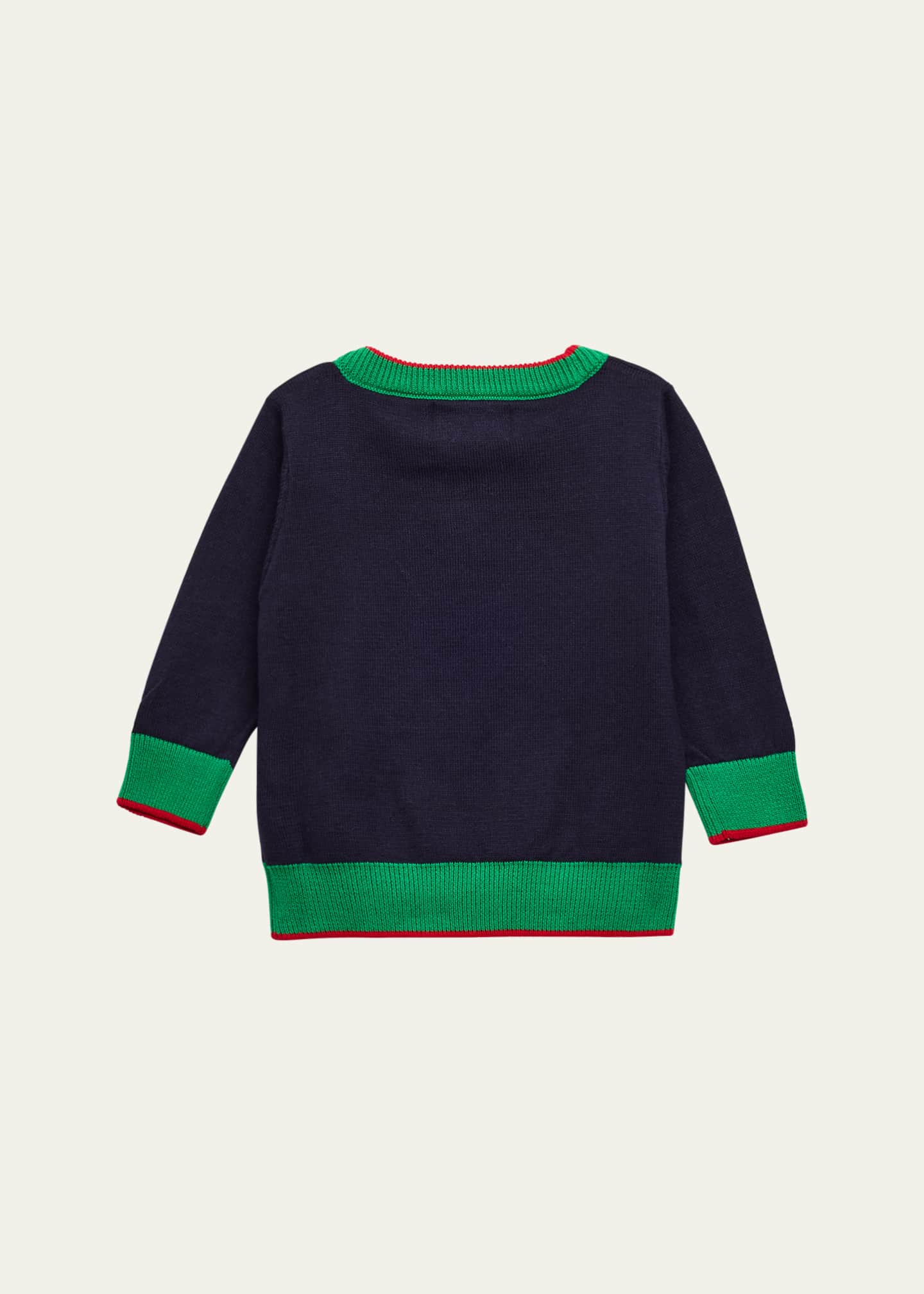 Florence Eiseman Boy s Sweater W Christmas Tree Intarsia Size 4T 3