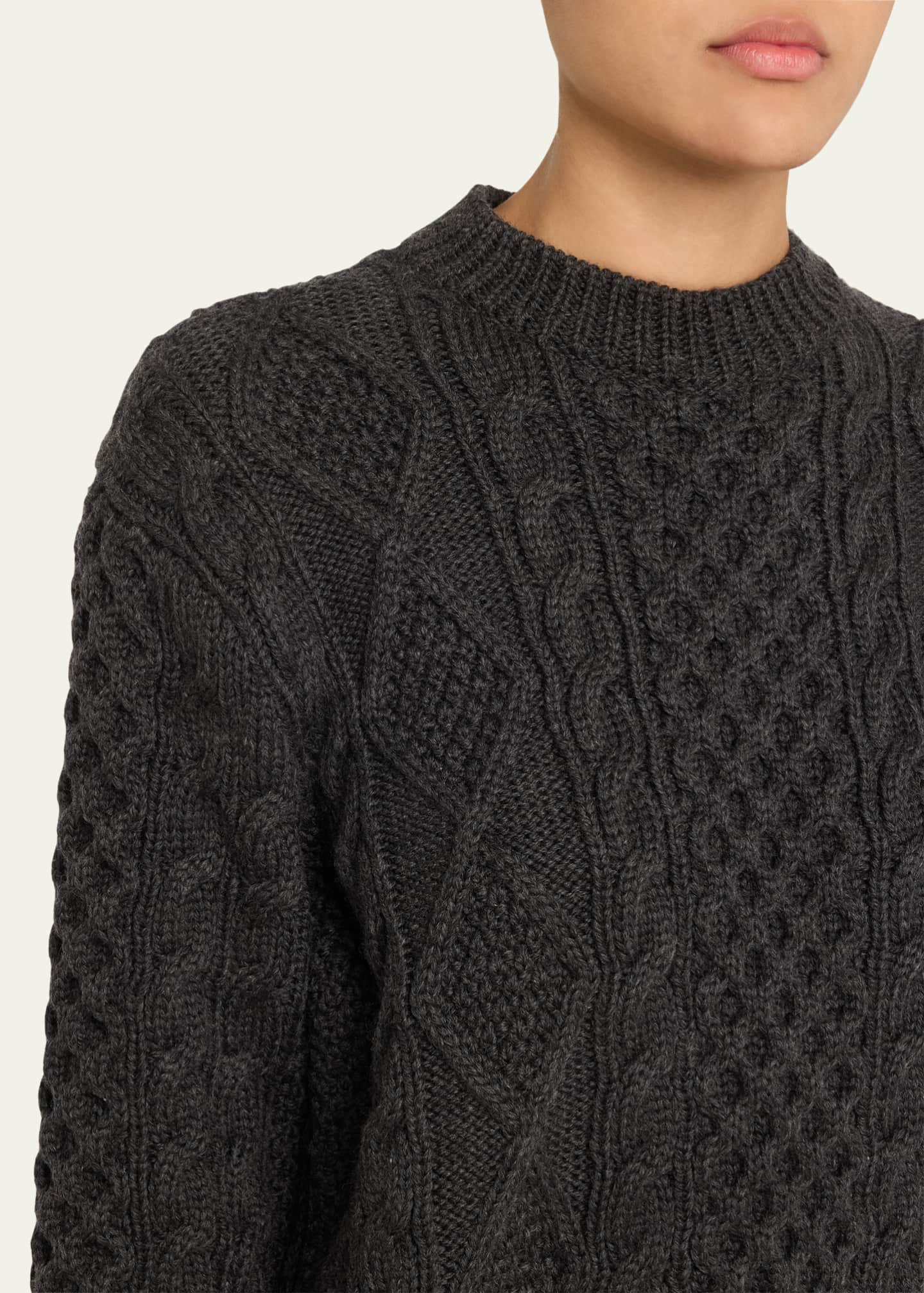 Monse Oversized Cable Wool Sweater Image 5 of 5