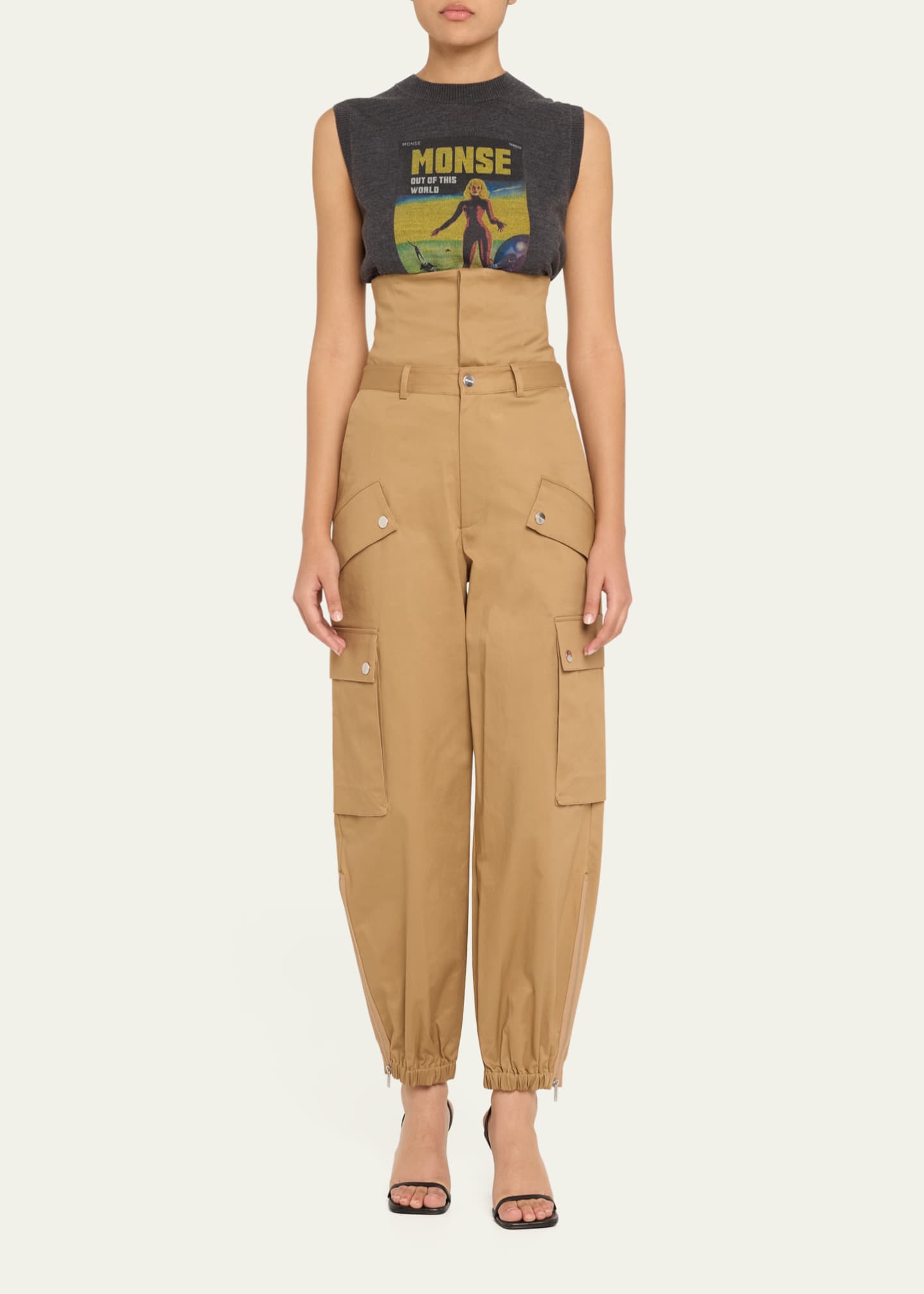Monse Double Waistband Cargo Pants Image 2 of 5