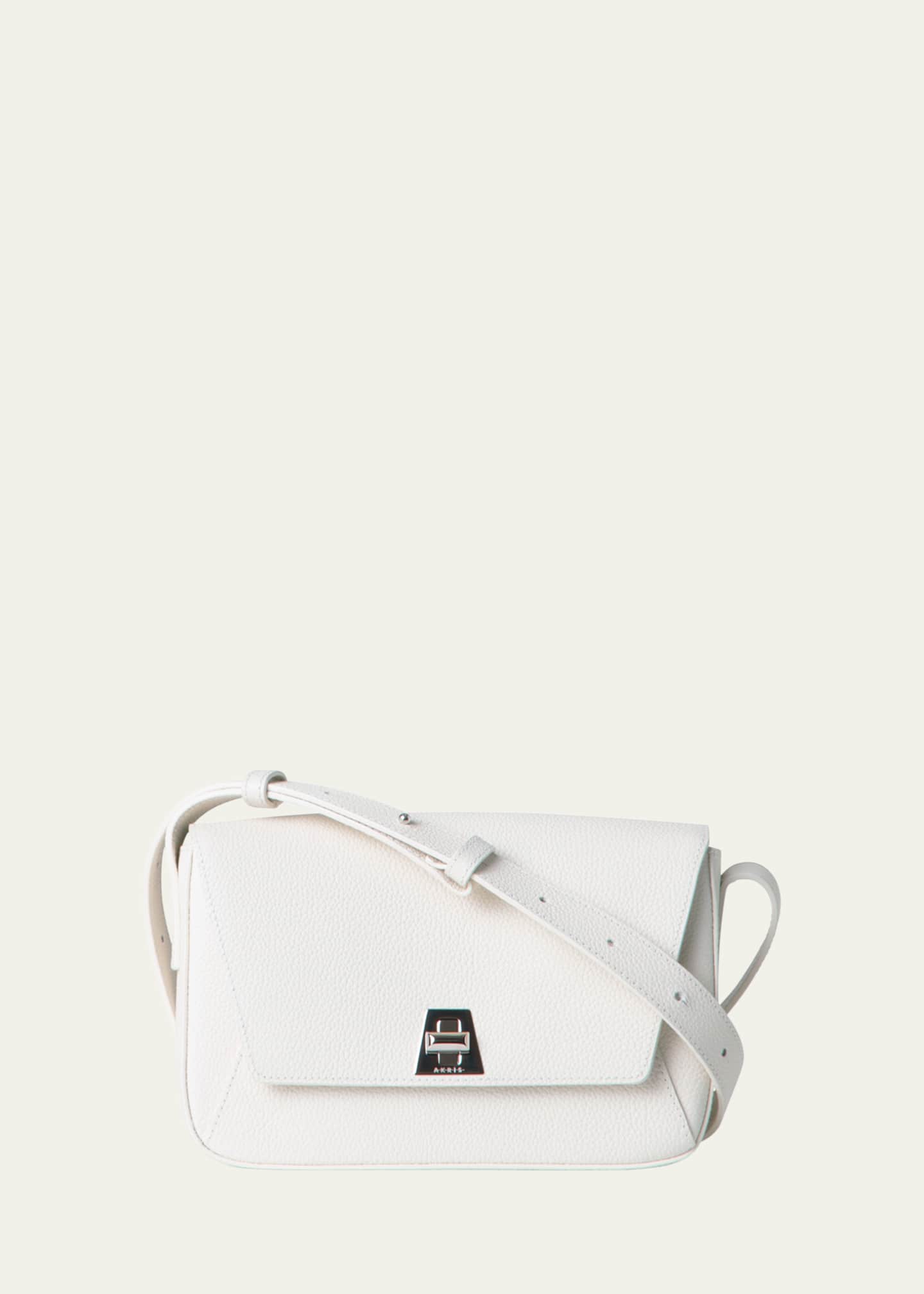 Akris Anouk Lite Flap Leather Crossbody Bag Image 1 of 4