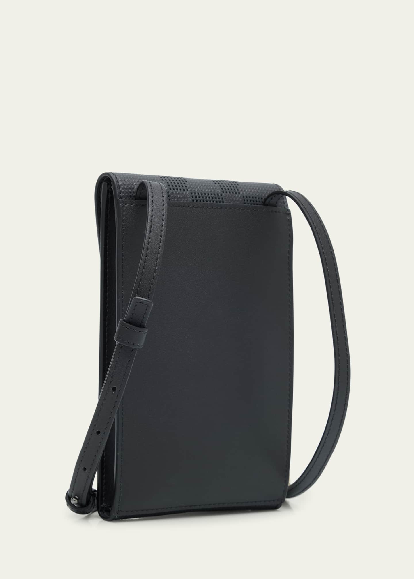 Akris Anouk Lasercut Grid Phone Pouch Bag Image 3 of 6