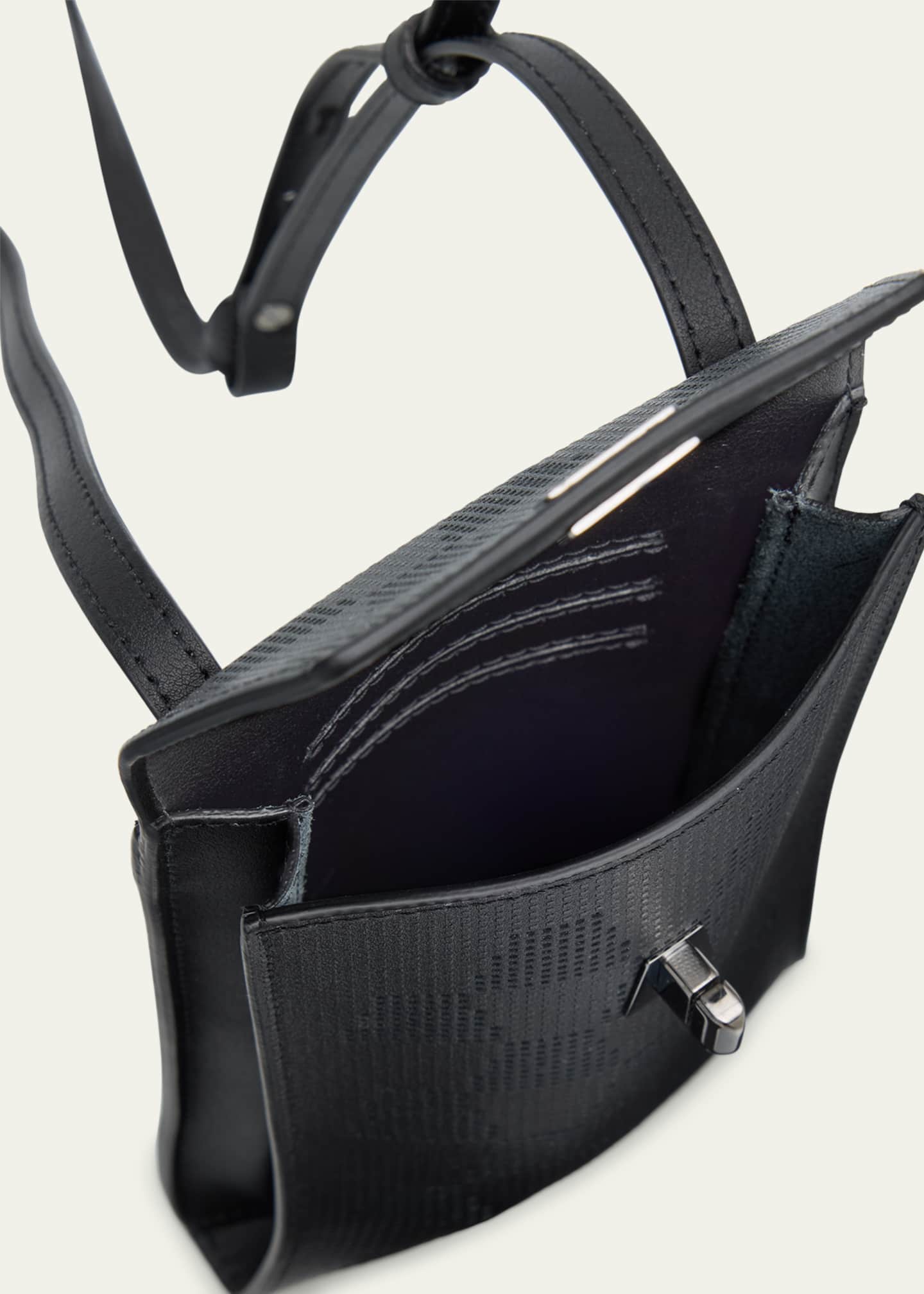 Akris Anouk Lasercut Grid Phone Pouch Bag Image 4 of 6