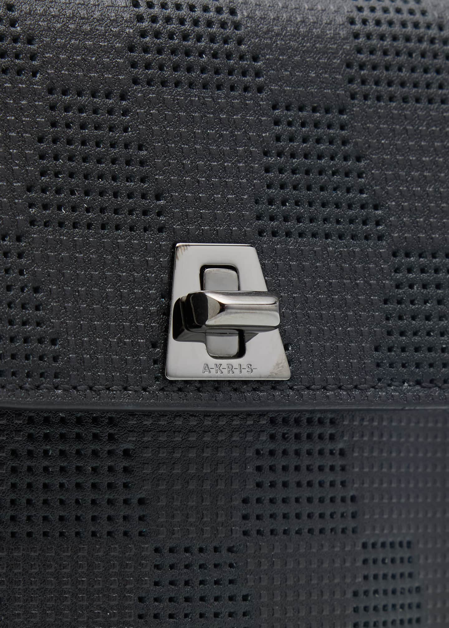 Akris Anouk Lasercut Grid Phone Pouch Bag Image 6 of 6