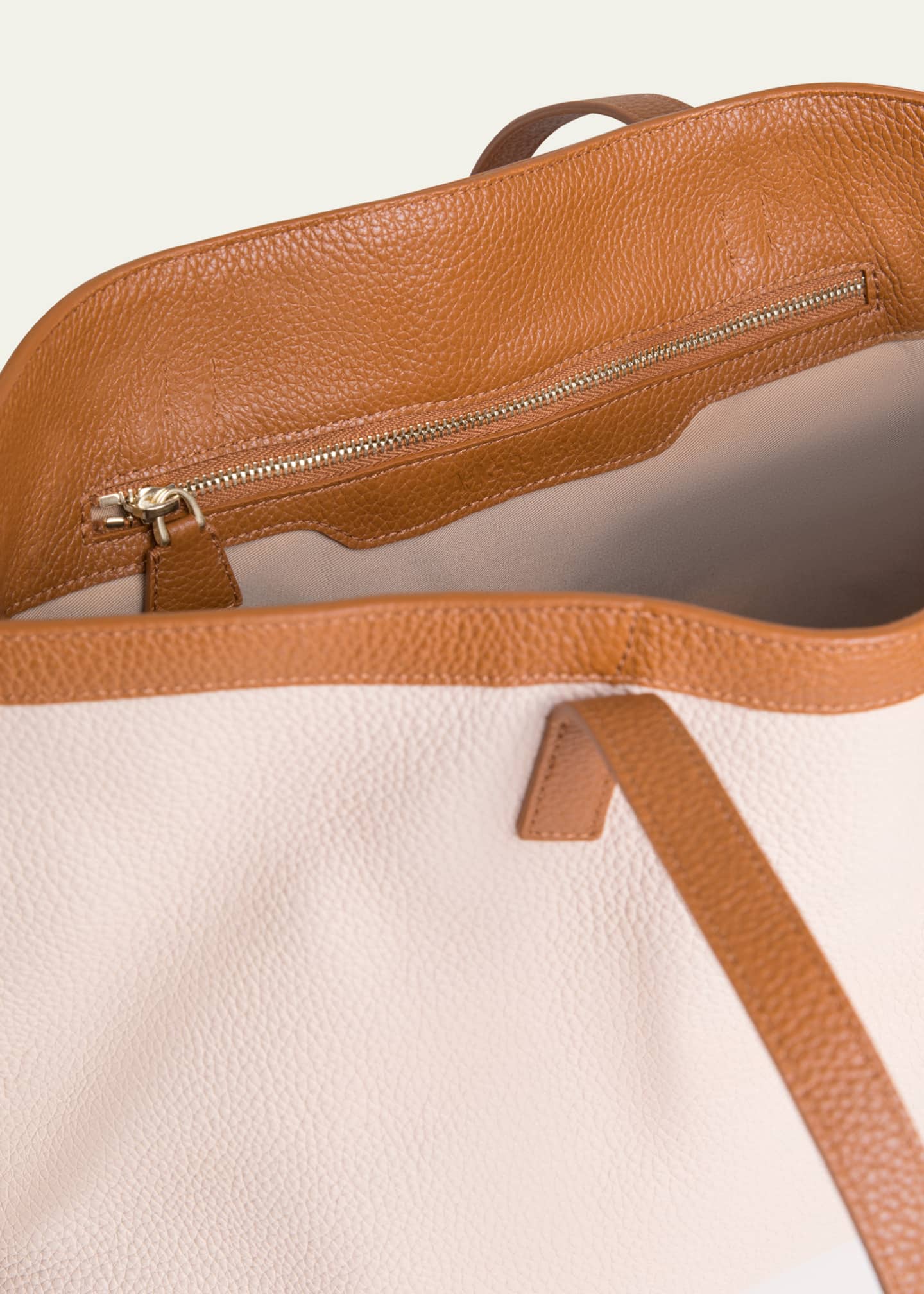 Akris Ai Small Colorblock Leather Tote Bag Image 2 of 3