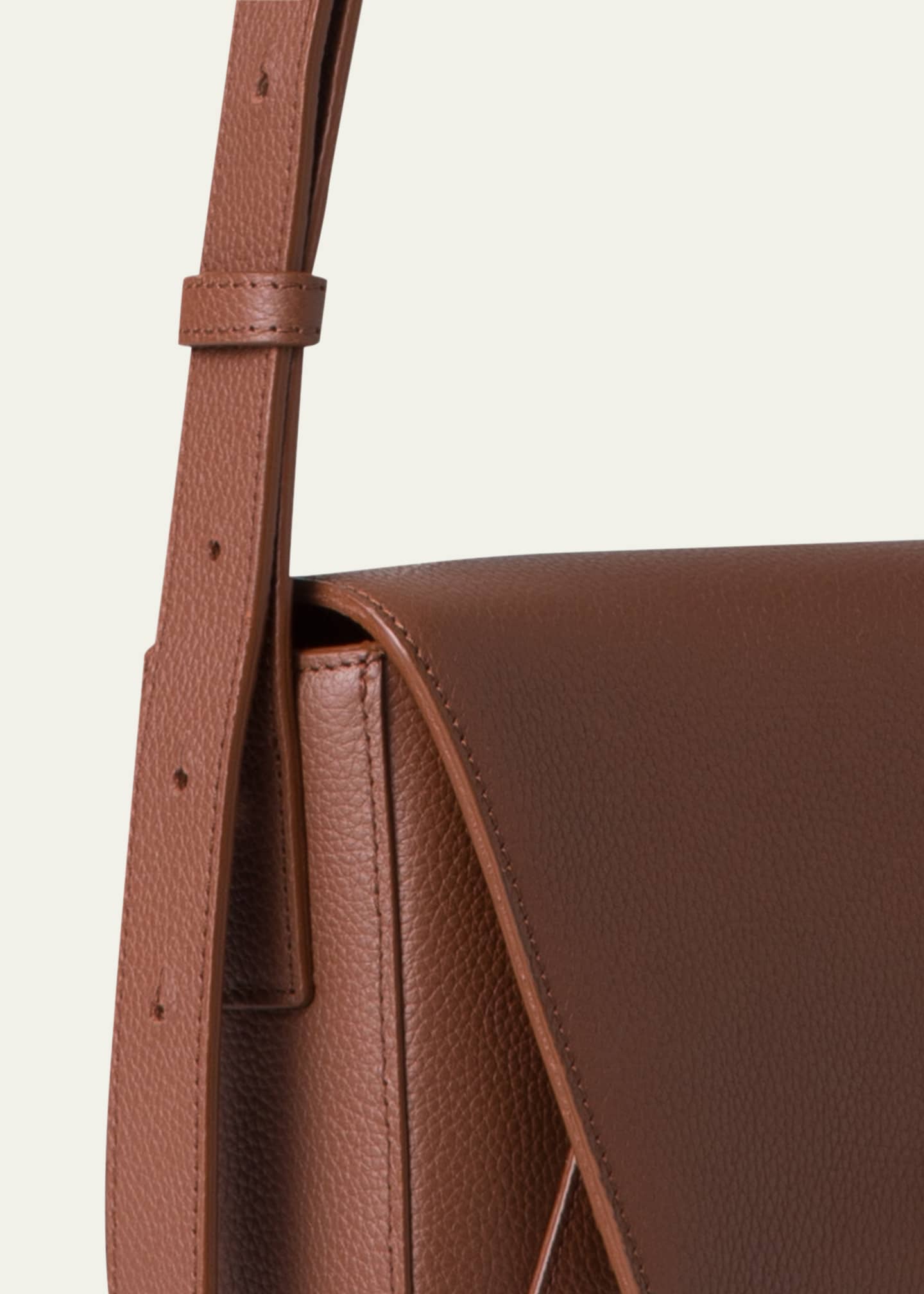 Akris Anouk Lite Flap Leather Crossbody Bag Image 3 of 3