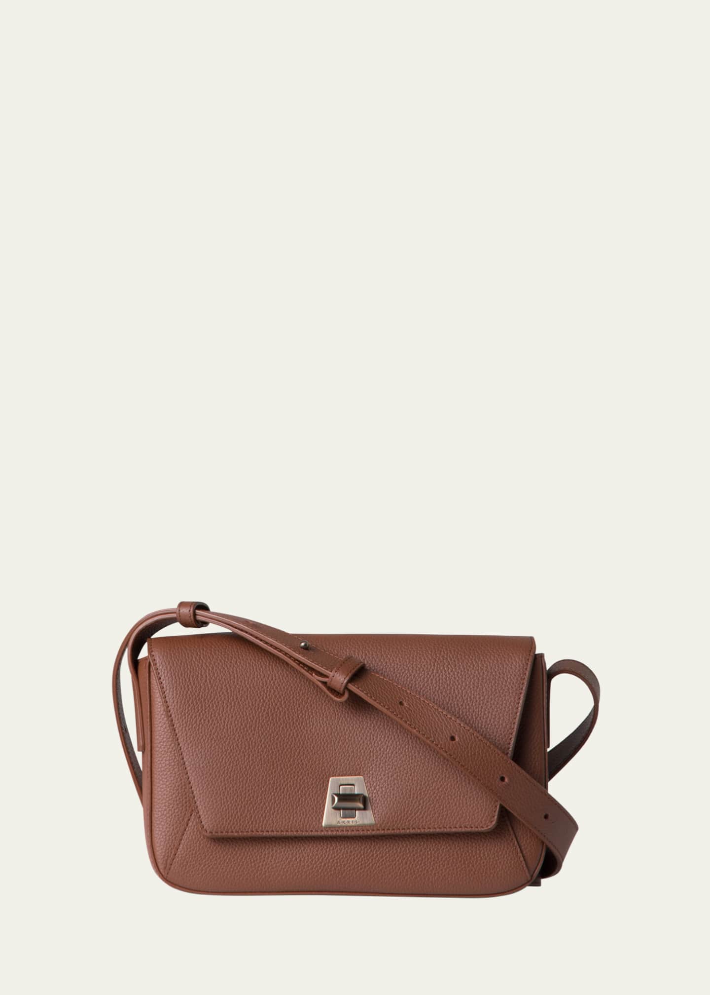 Akris Anouk Lite Flap Leather Crossbody Bag Image 1 of 3