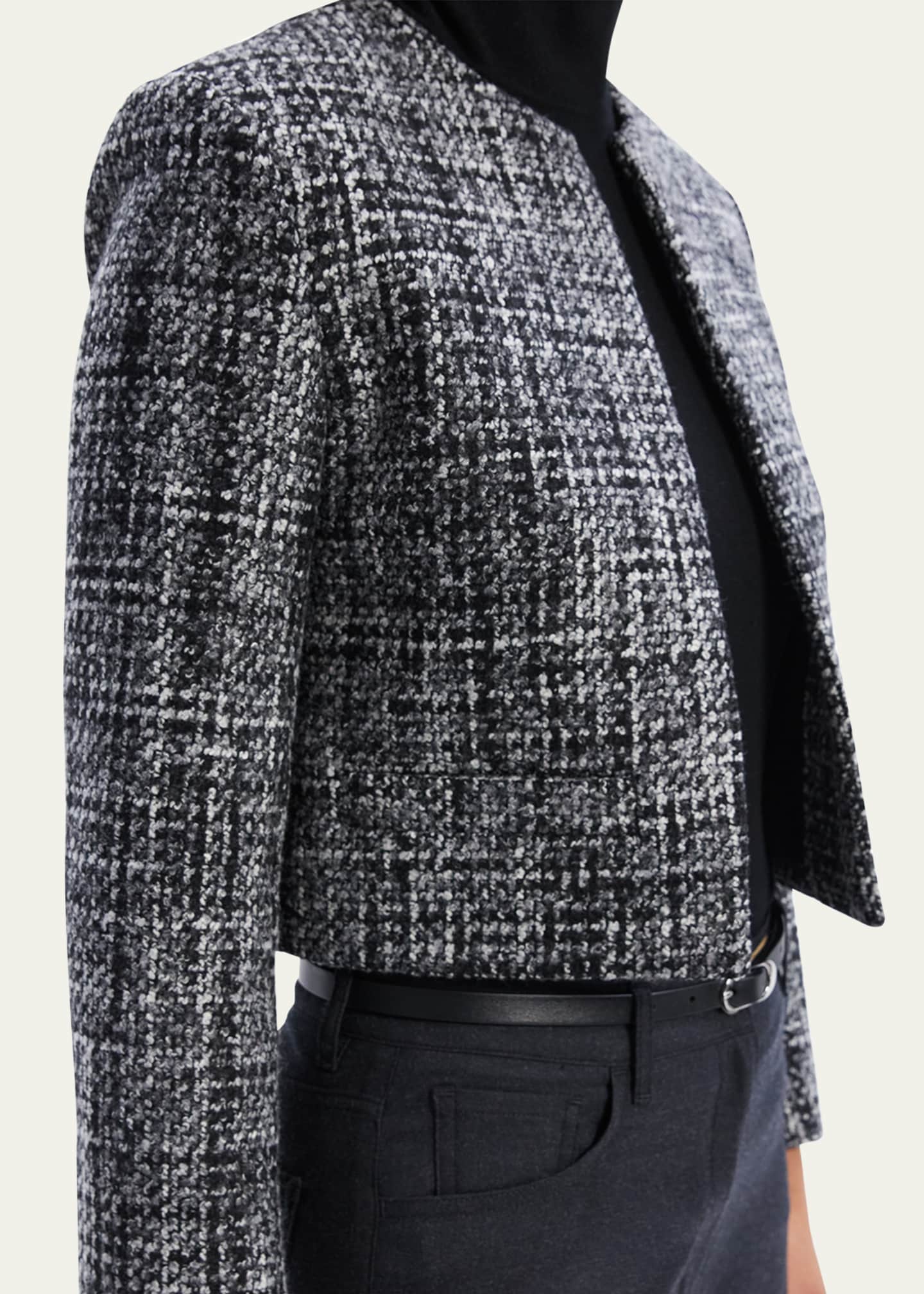 Theory tweed jacket top