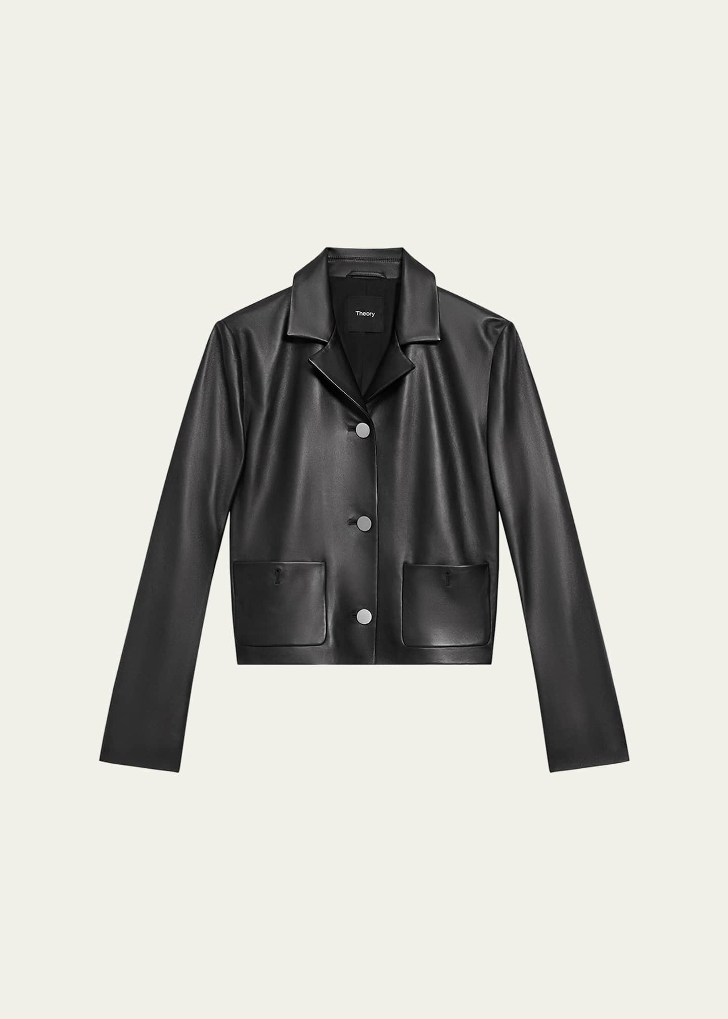 Theory leather vest outlet