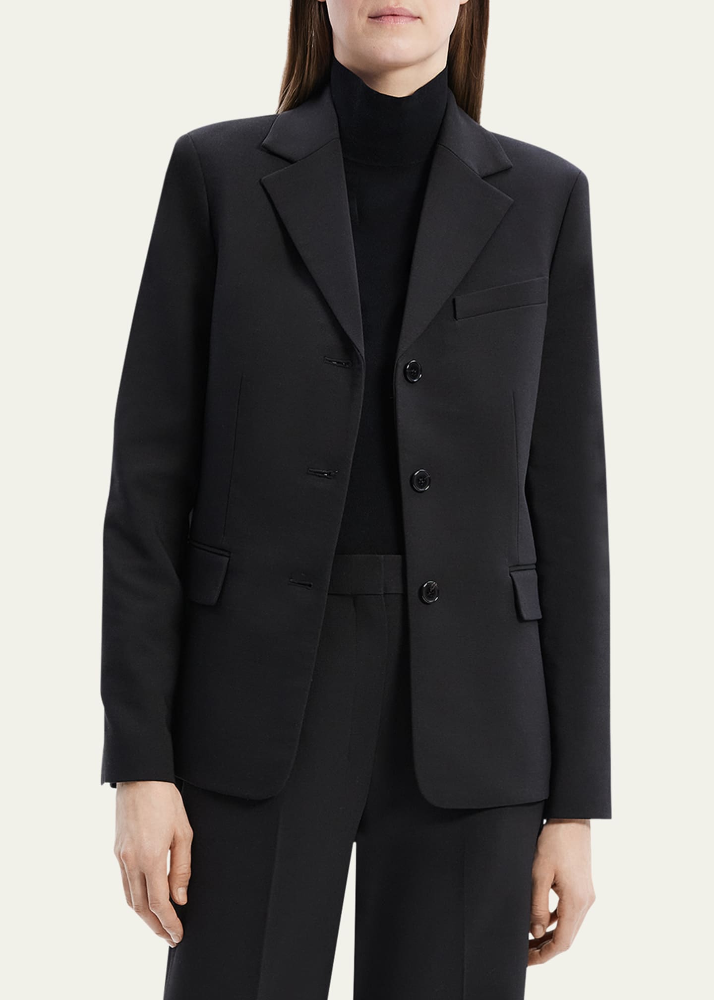 Theory 3-Button Stretch Tailored Jacket Image 4 of 5
