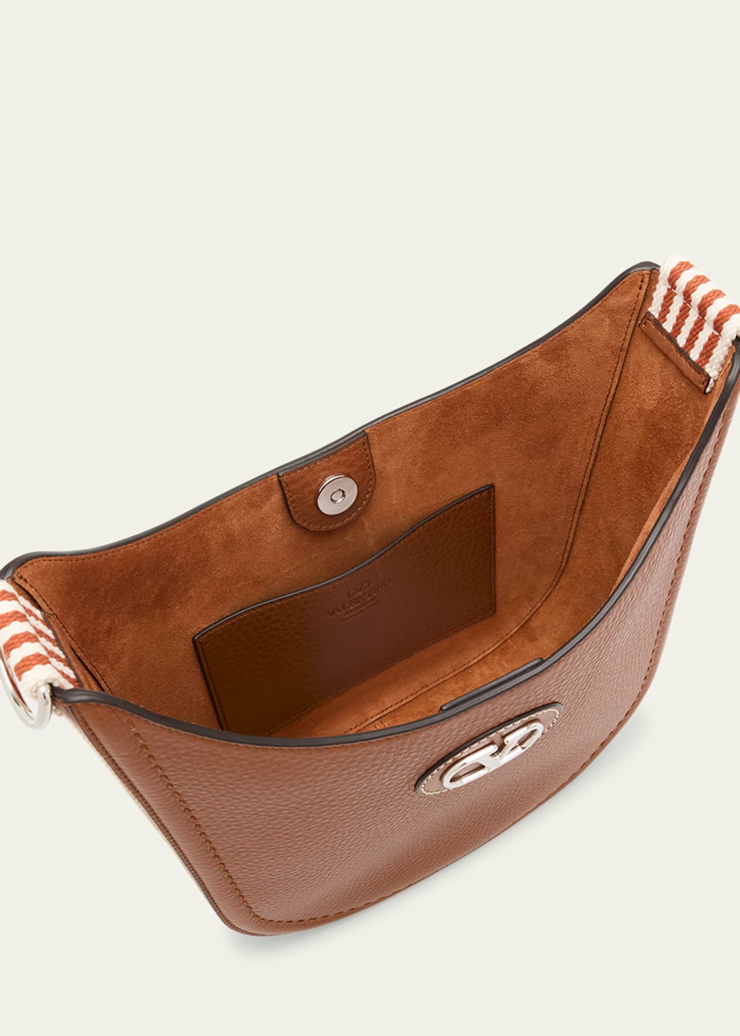 Valentino Garavani Antibes Medium Leather Hobo Bag Image 4 of 6