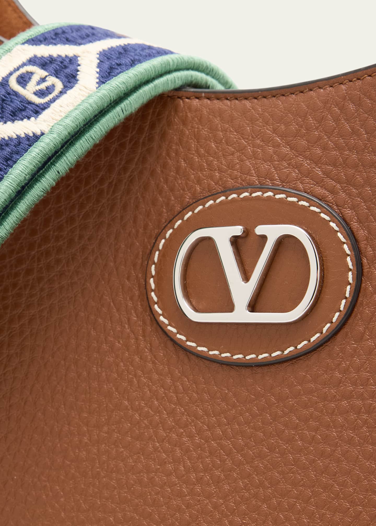 Valentino Garavani Antibes Medium Leather Hobo Bag Image 6 of 6