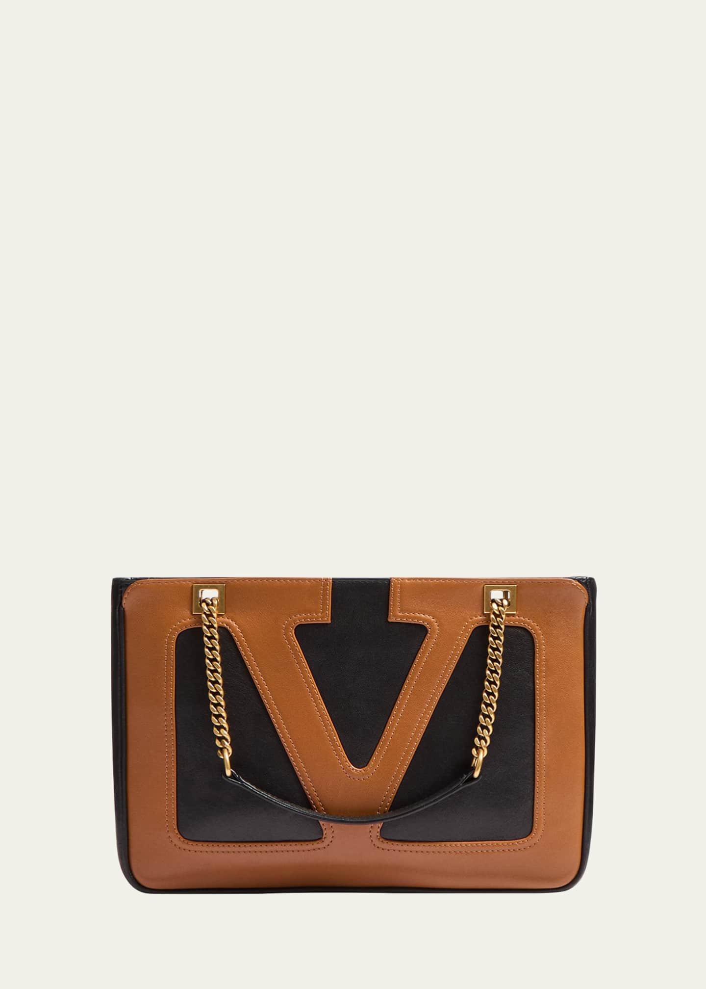 Valentino Garavani Viva Superstar Small Leather Tote Bag
