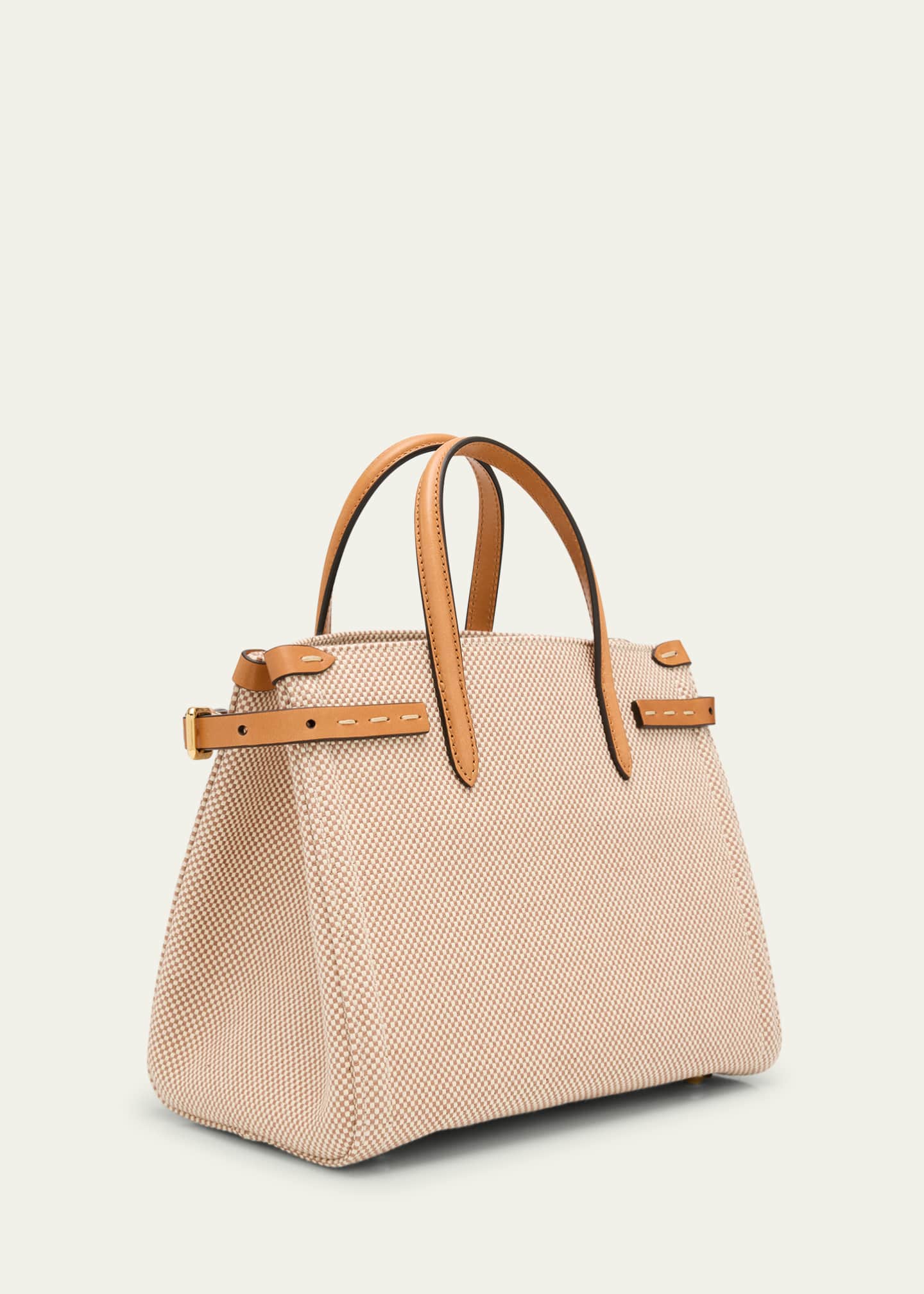 Valentino Garavani Antibes Medium Canvas Shopping Tote Bag Image 3 of 6