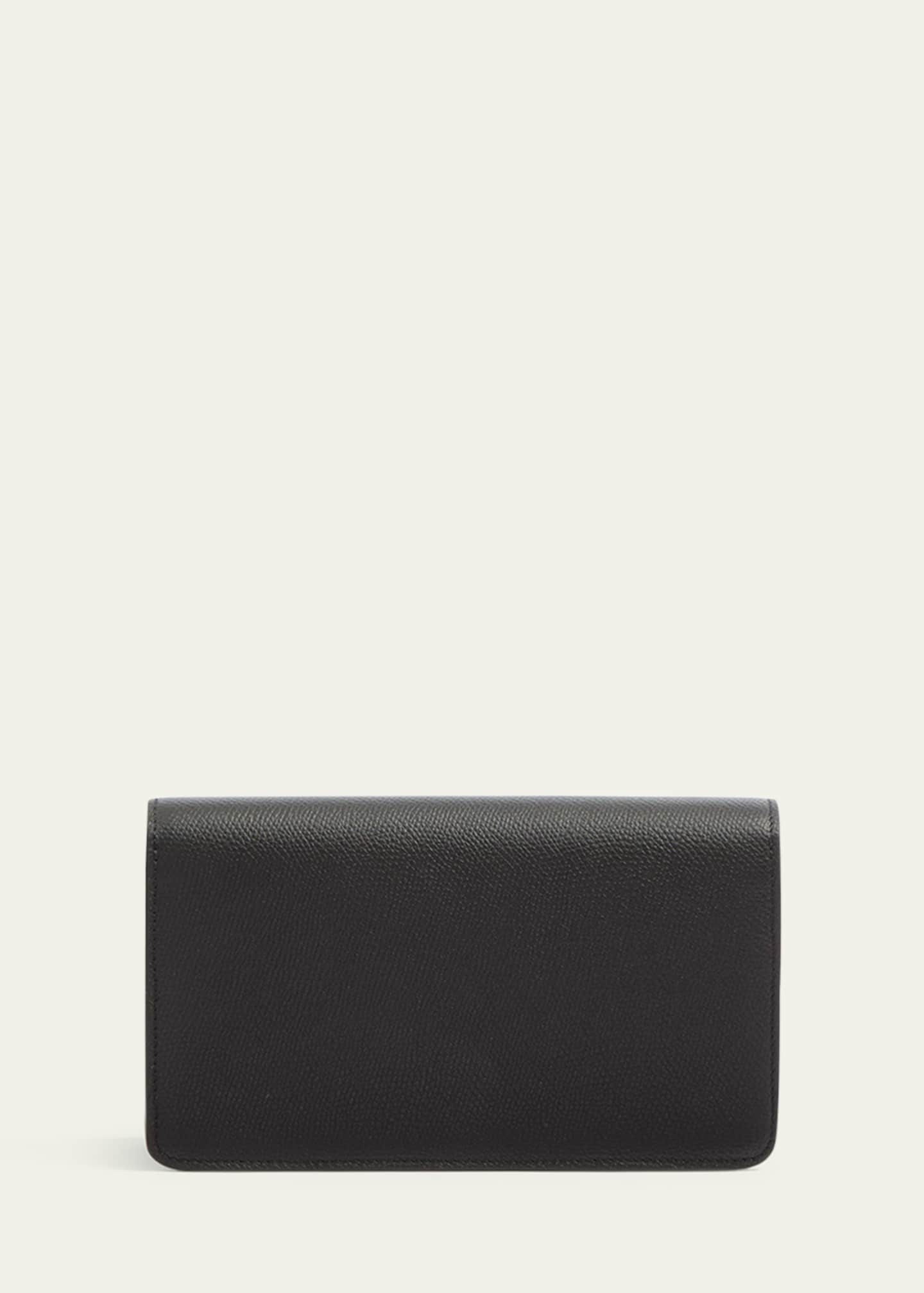 Valentino Garavani VLOGO Flap Leather Wallet Image 3 of 5