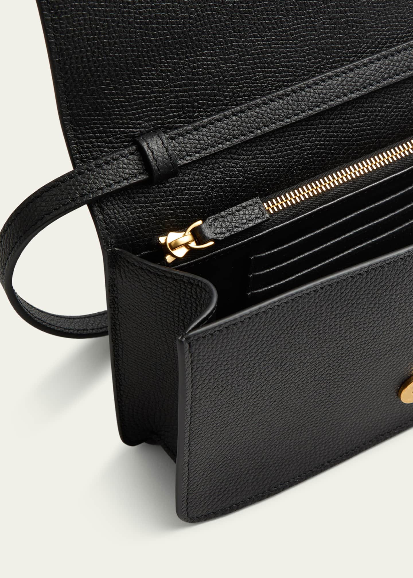 Valentino Garavani VLOGO Flap Leather Wallet Image 4 of 5