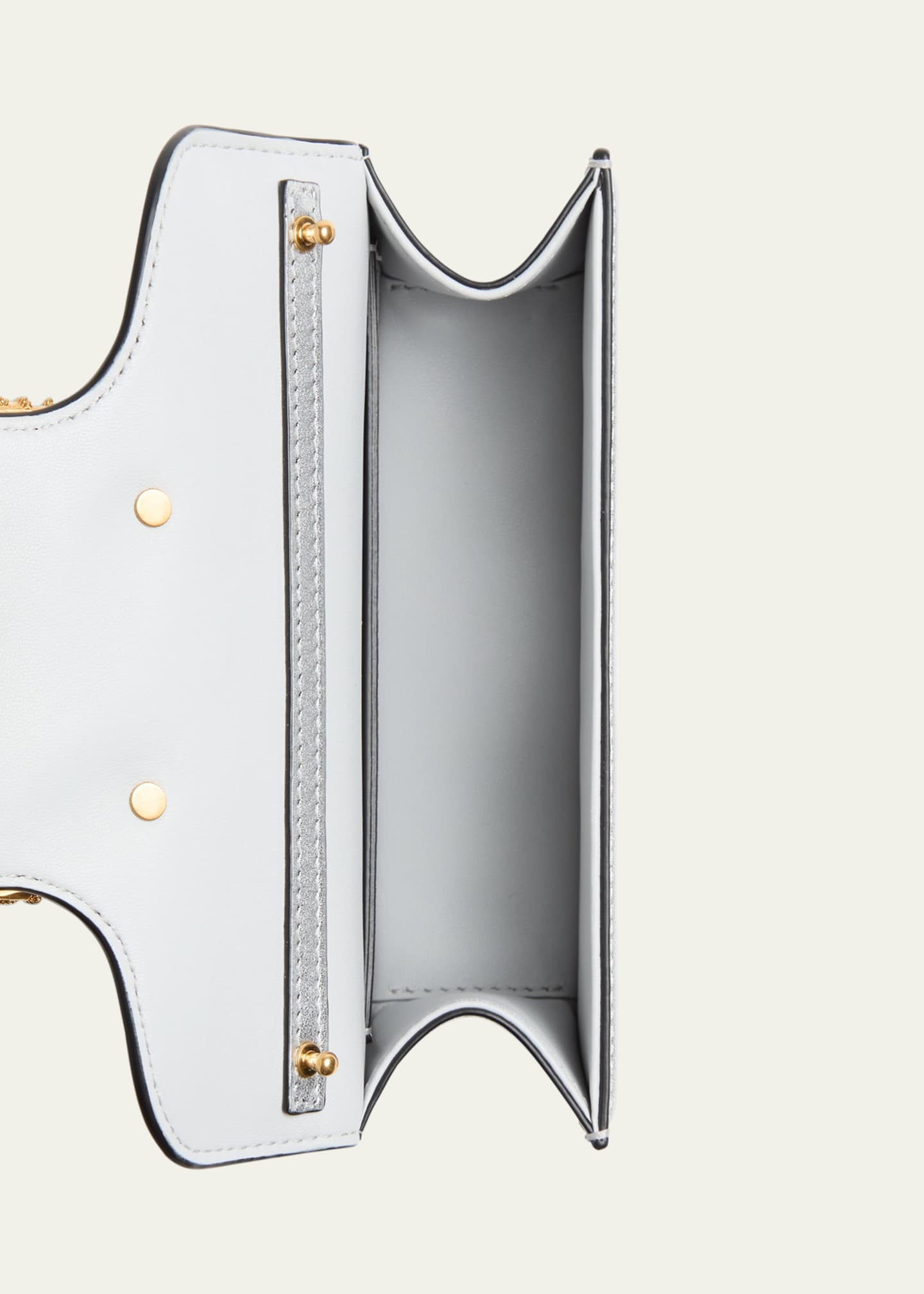 Valentino Garavani Loco Small Metallic Leather Crossbody Bag Image 4 of 5