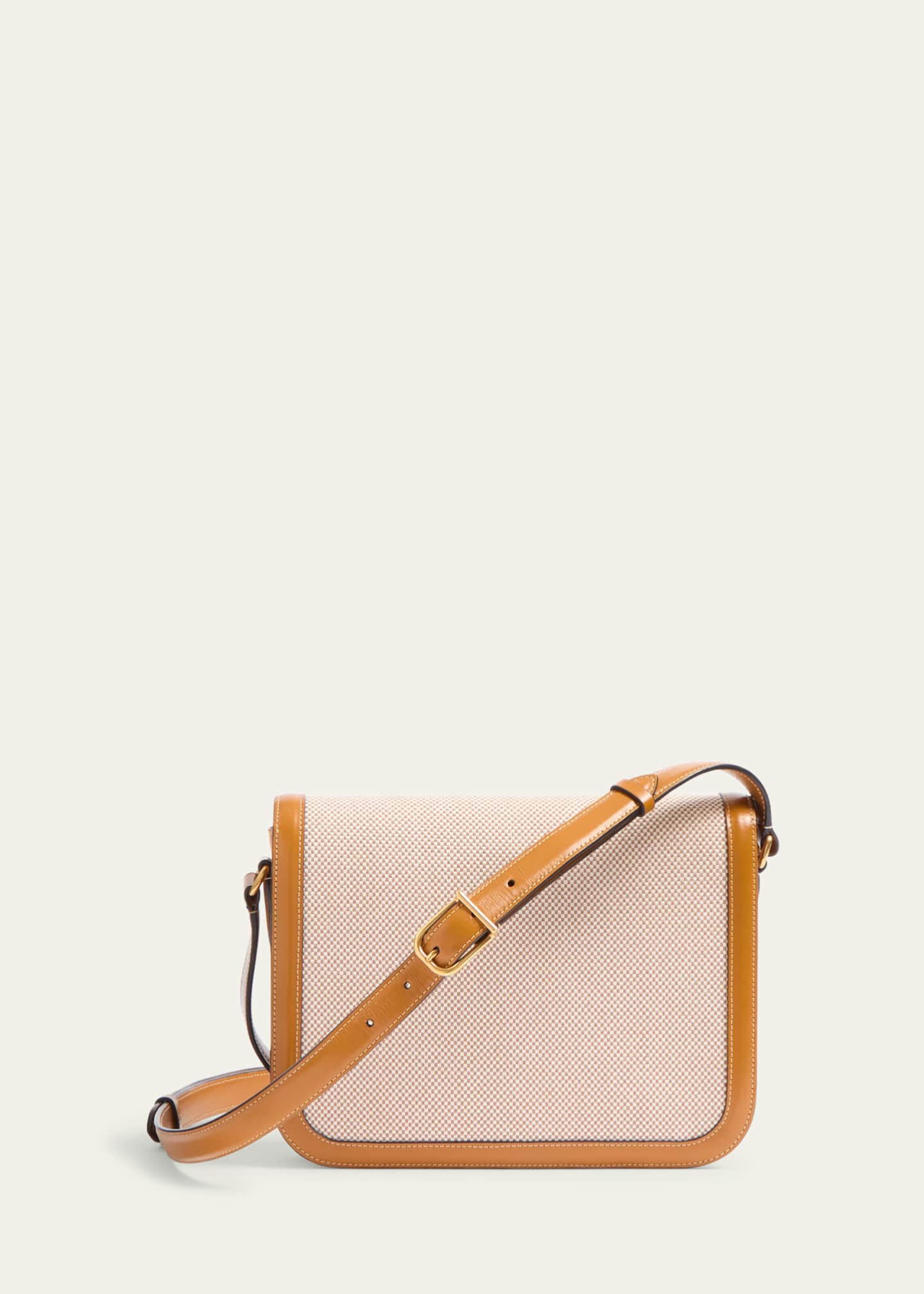 Valentino Garavani 9 to 5 Canvas & Leather Crossbody Bag