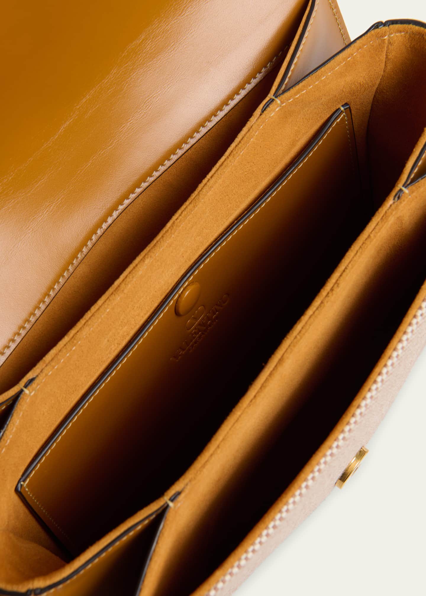 【関税&送料込】Valentino Garavani Camel Leather 9To5 Should VALENTINO GARAVANI 9to5 leather shoulder bag | NET-A-PORTER